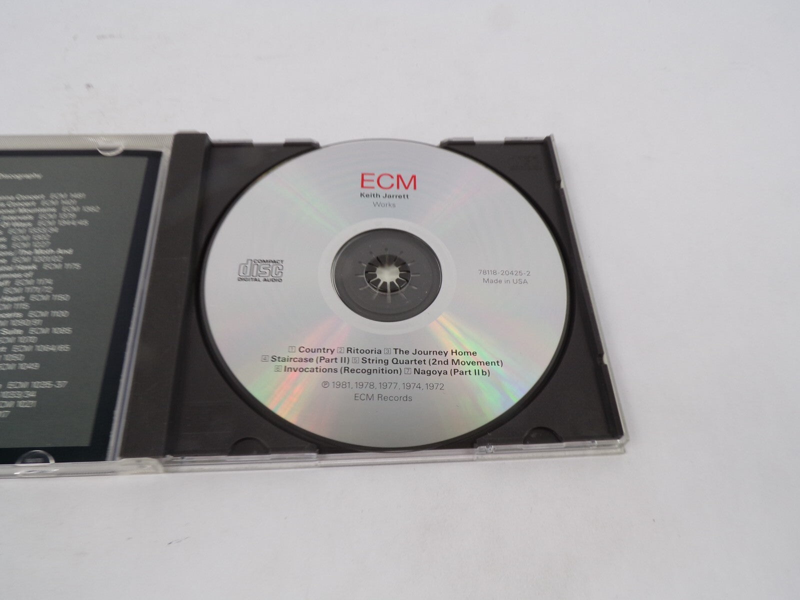 Keith Jarrett Works Slow ECM Country Ritooria The Journey Home Nagoya CD#68