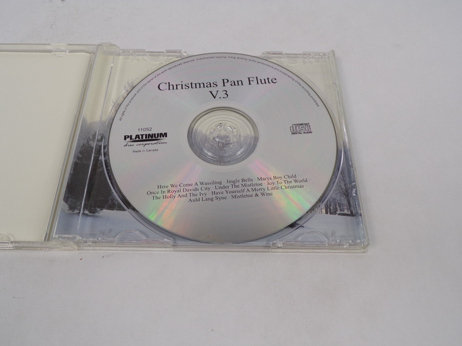 Christmas Pan Flute Here We Come Awassailling Jingle Bells Mary's Boy ChildCD#68