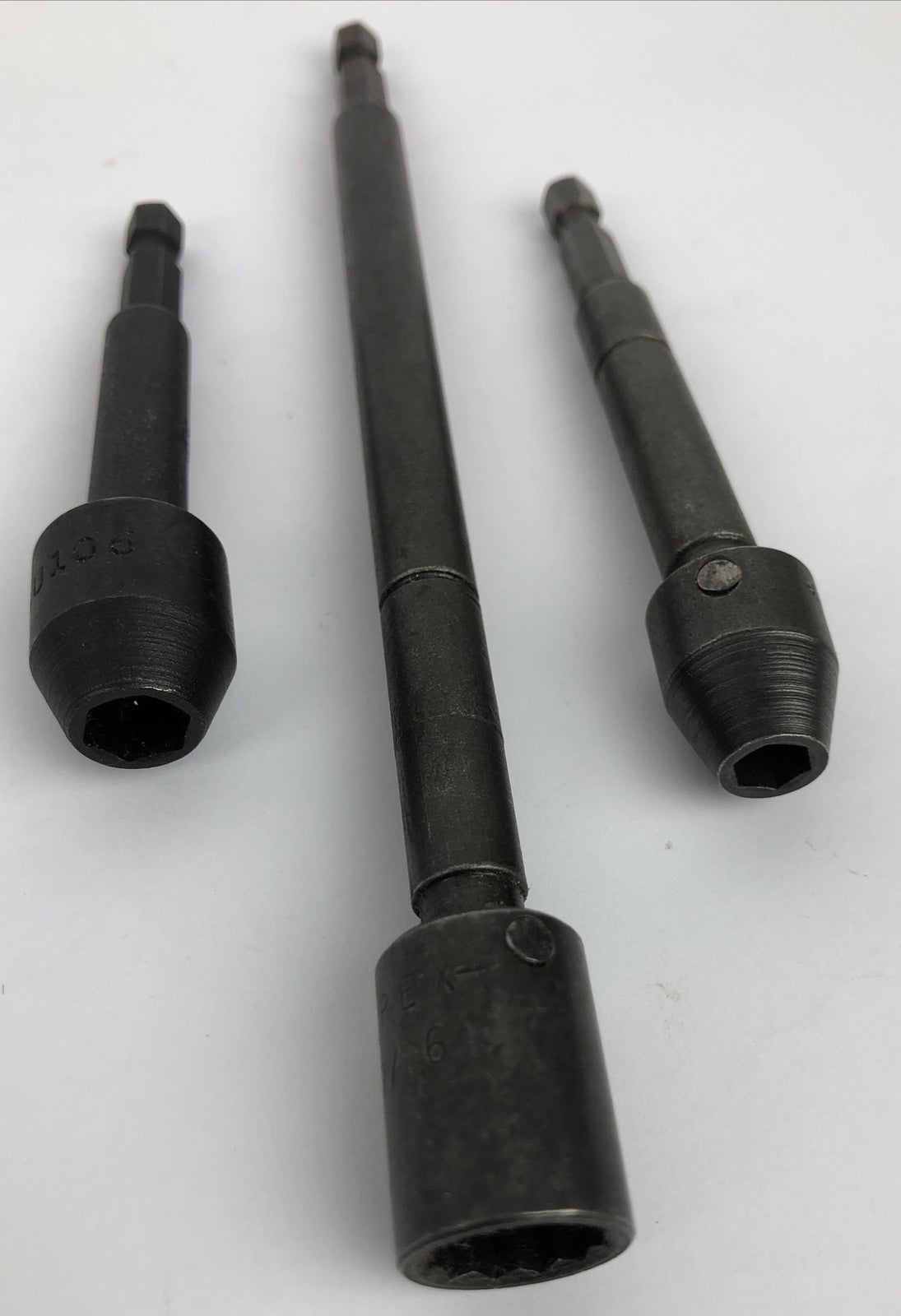 APEX Socket Adapters & Universal joints LOT Male 13mm Female 1/2 1/4 7/16 Swivel