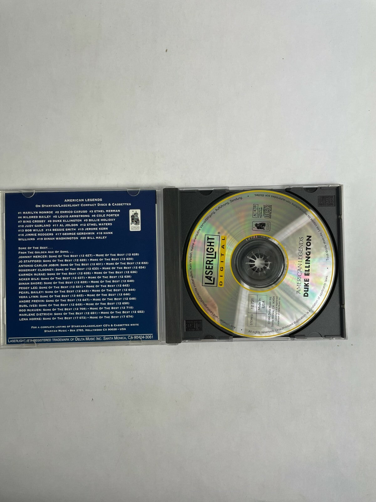 American Legends Duke Ellington Caravan Mood Indigo Don't Get Around Much CD Q2