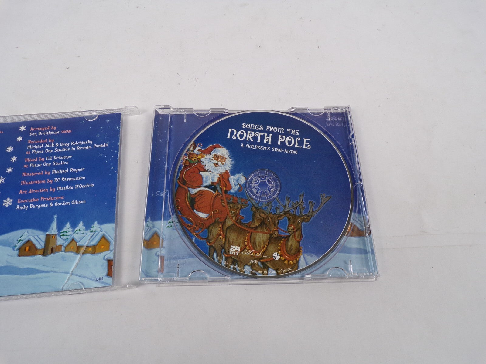 Songs From The North Pole A Children's Sing-Along Santa Claus Is Coming To CD#25