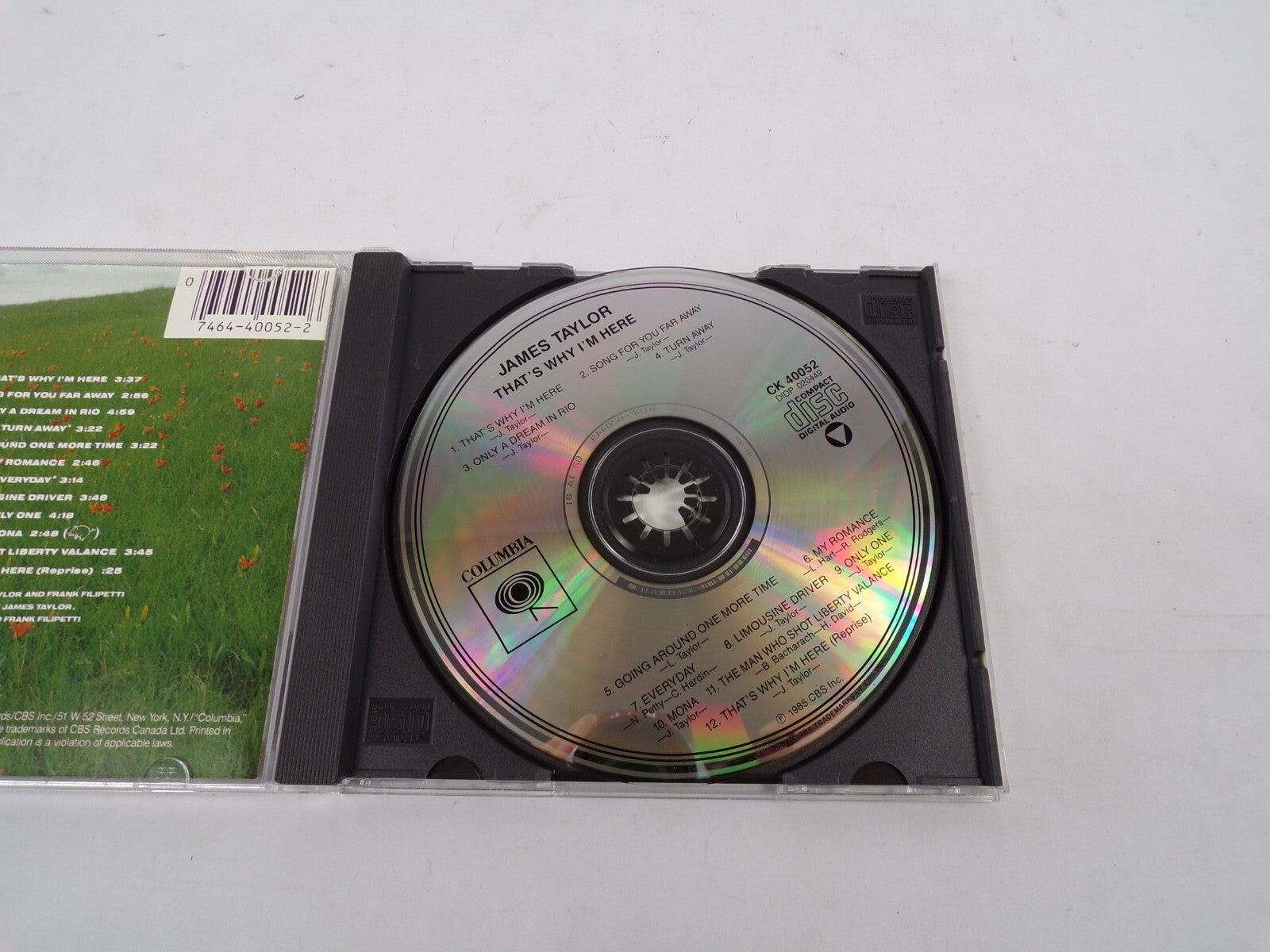James Taylor That's Why I'm Here That's Why I'm Here Song For You Far Away CD#30