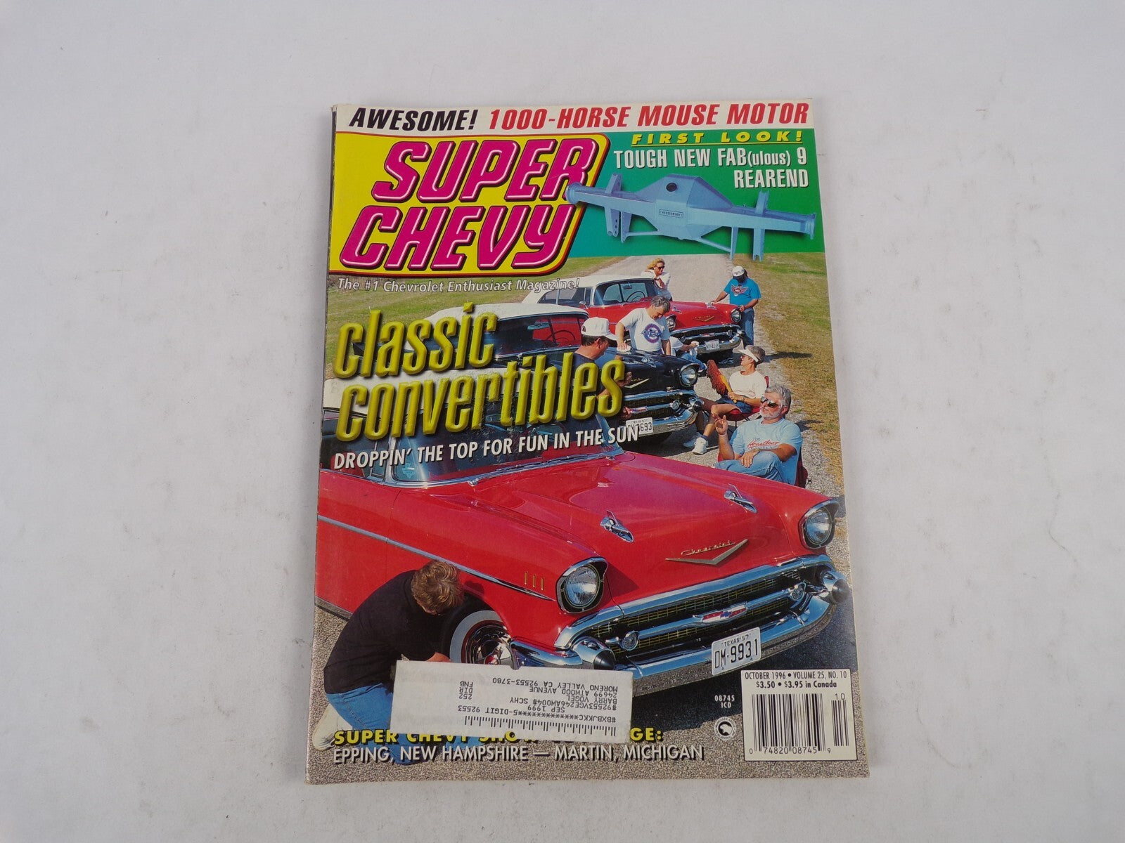 October 1996 Super Chevy Classic Convertibles Droppin' The Top For Fun In The Su