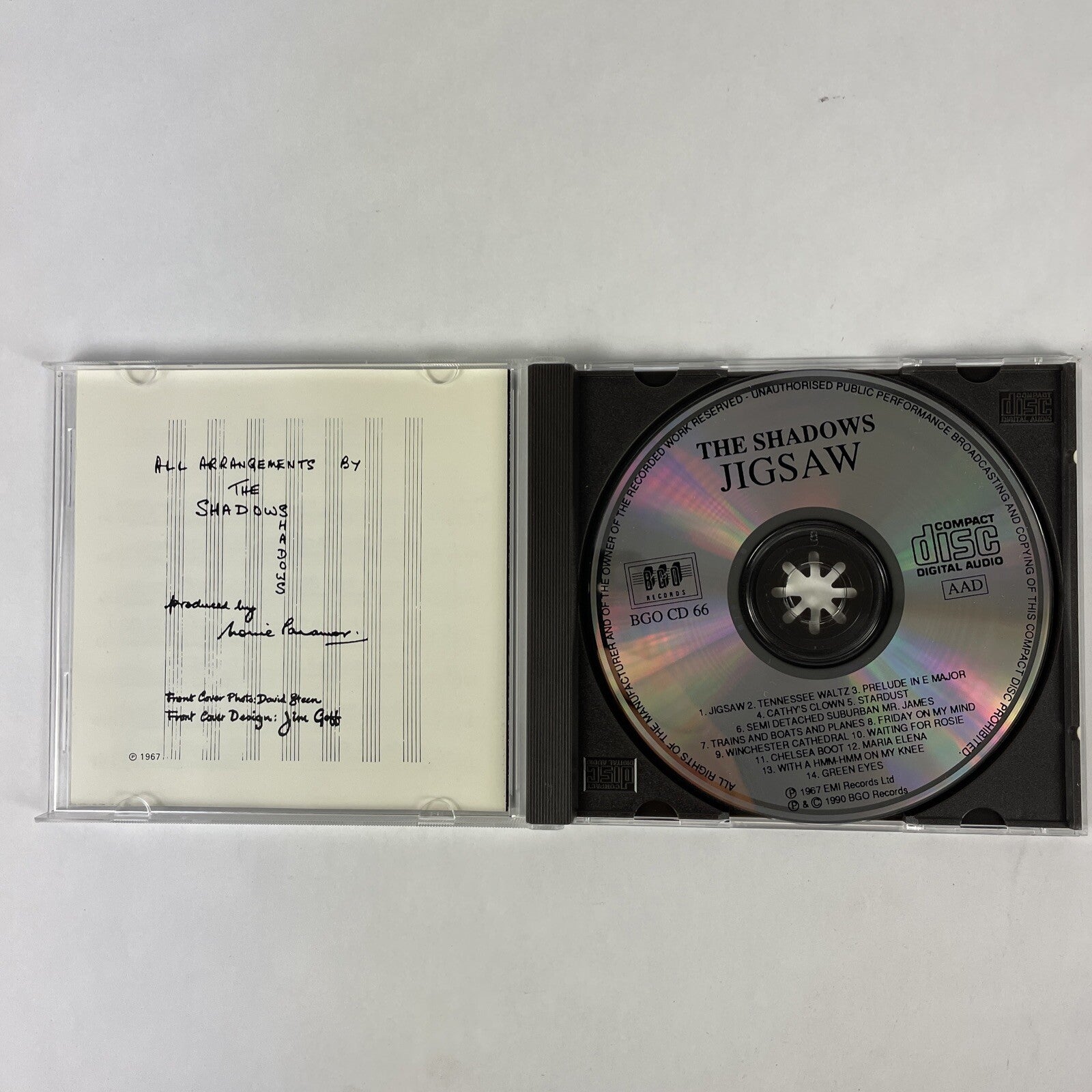 The Shadows - Jigsaw CD (1989) #28