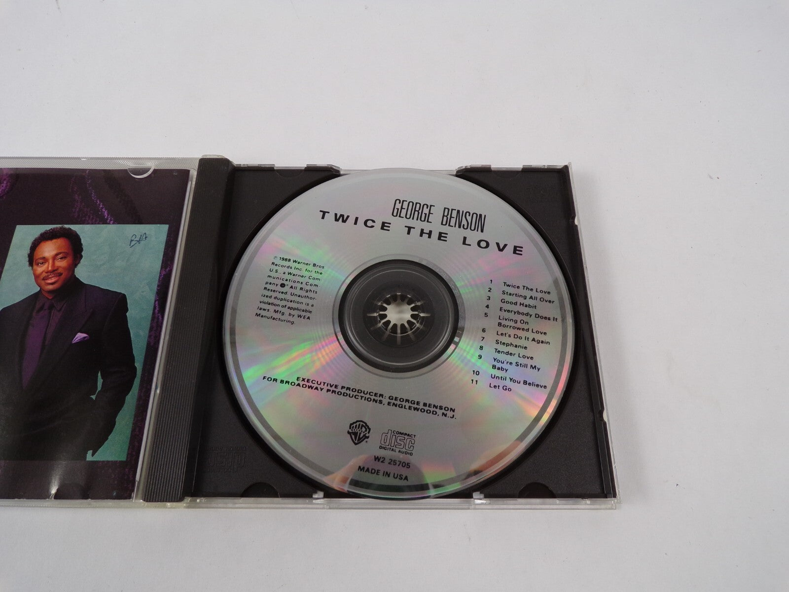 George Benson Twice The Love Starting All Over Good Habit Everybody Does ItCD#46