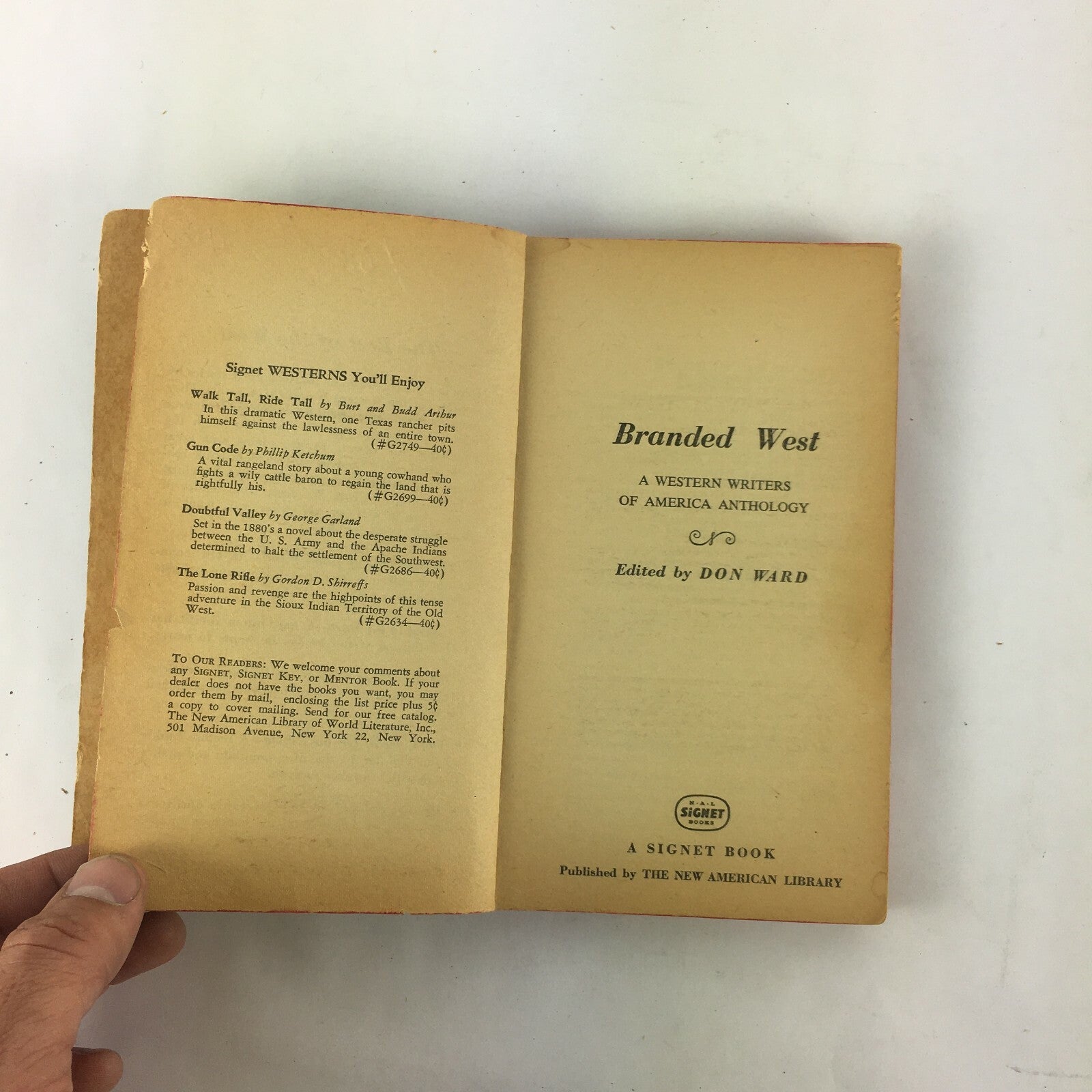 This is Western writing at its best Luke Short Branded West Edited by Don Ward
