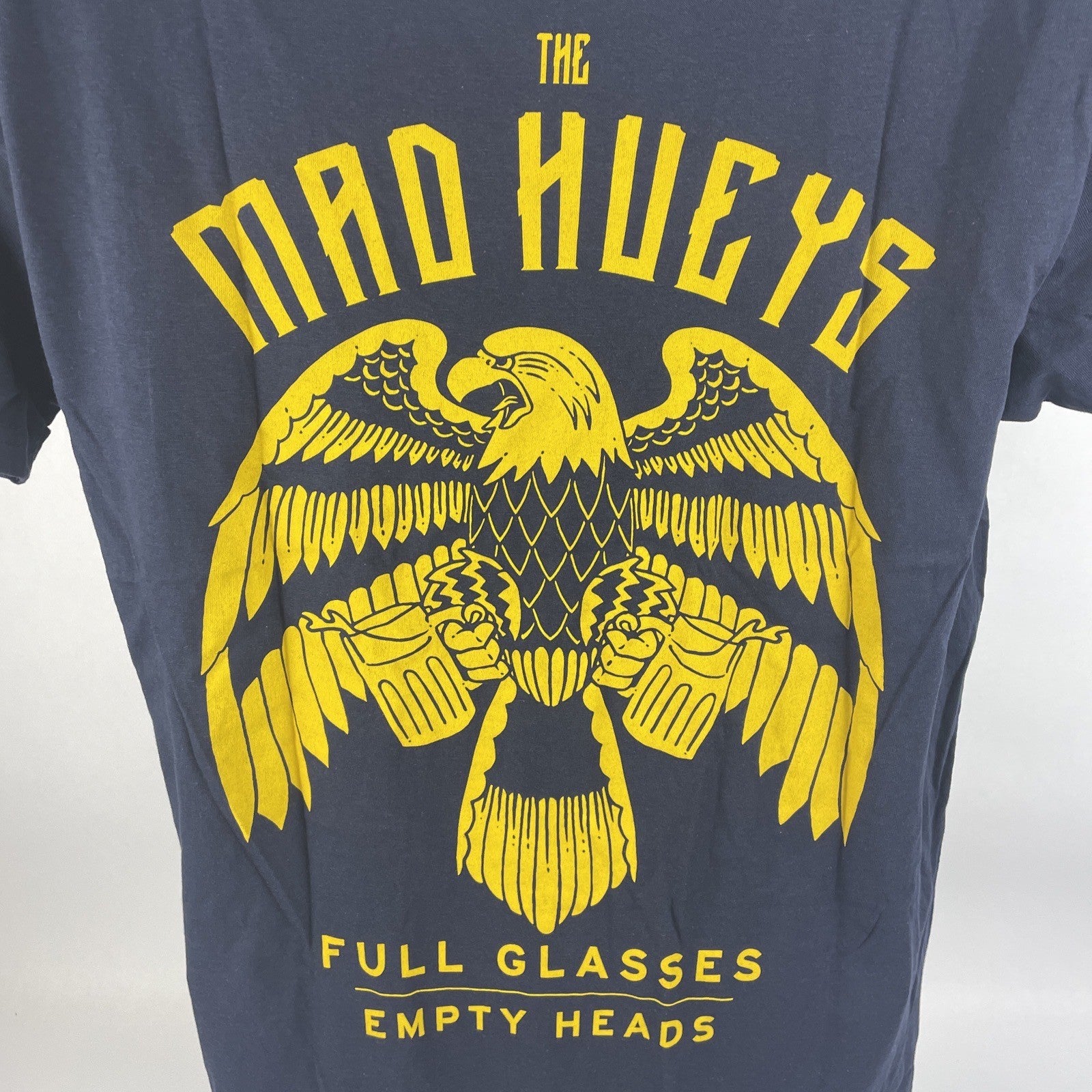 Lot of two new The Mad Hueys Tight Lines ocean fishing T-shirts in men's medium