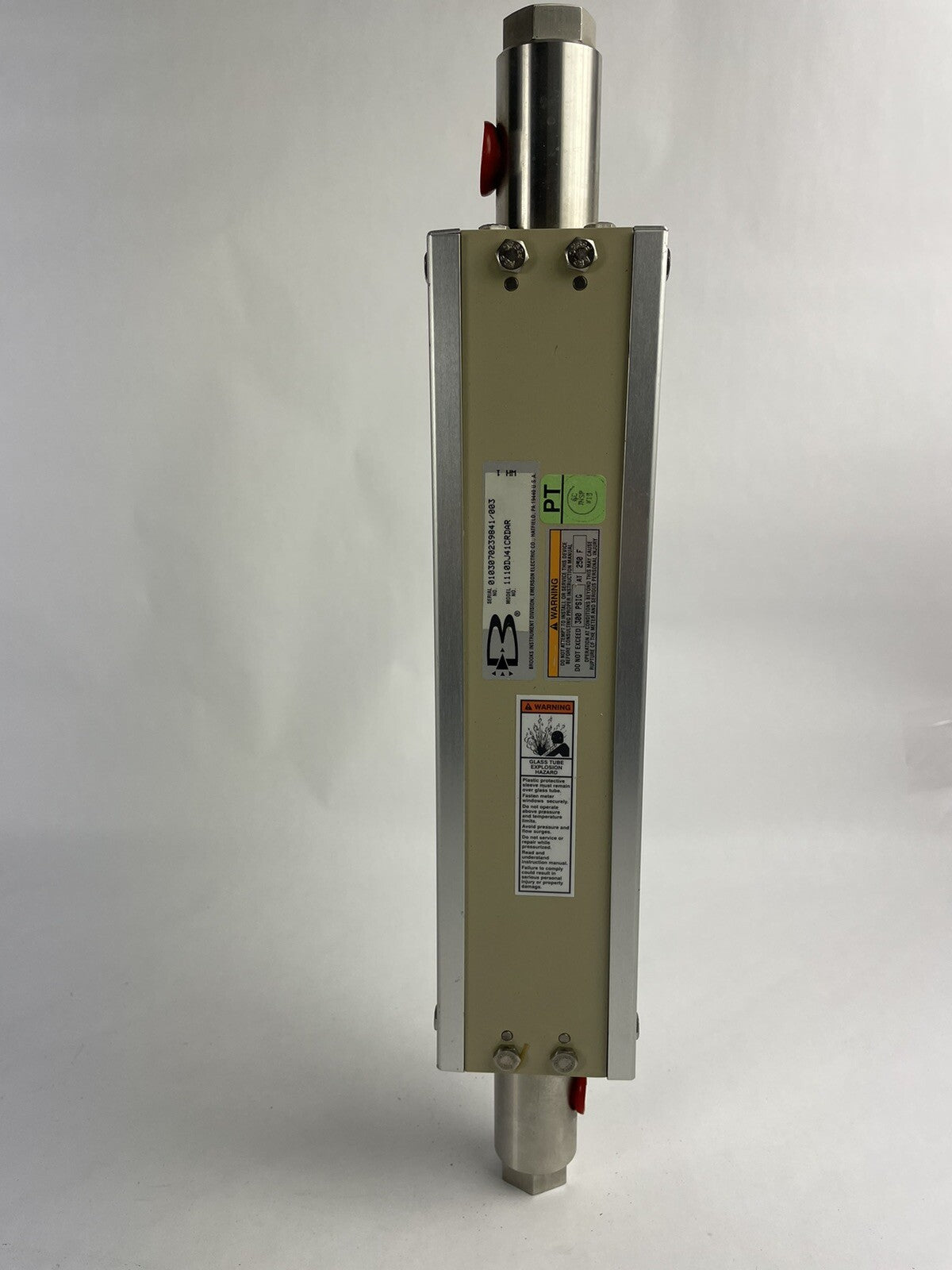 FLOW METER BROOKS INSTRUMENT LIQUID Tube Variable Area Flowmeter AIR