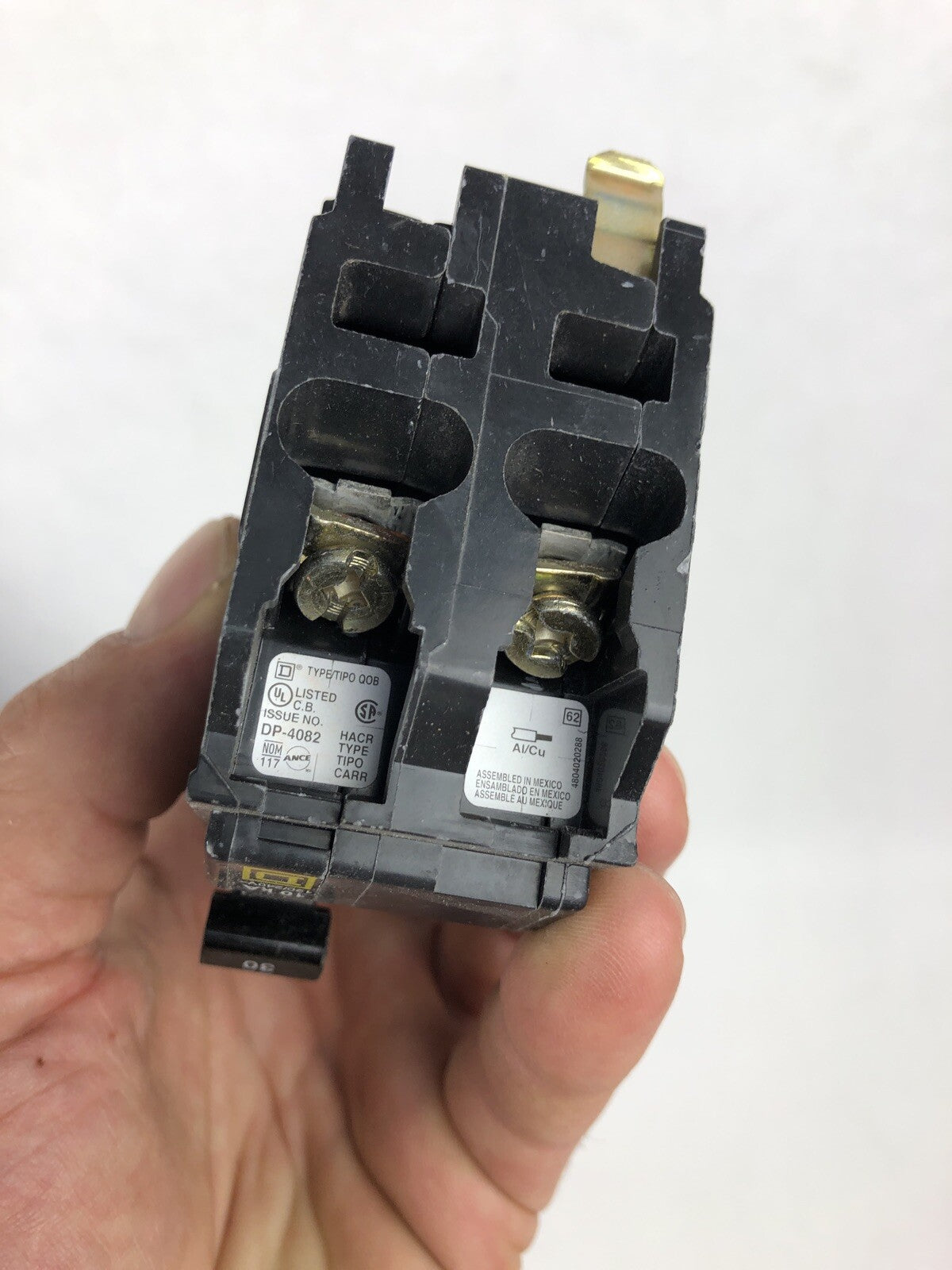 Square D QOB220 30 Amp Bolt-On Circuit Breaker 120/240v 10kA 2 pole FSTSHP