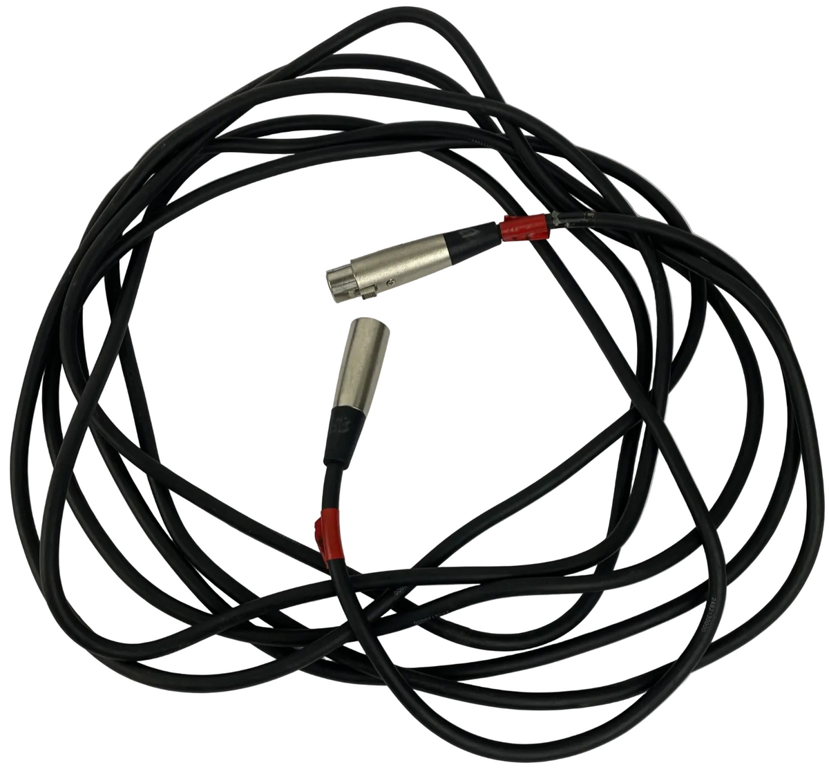 3-Pin Mini XLR Female to 3-Pin XLR Male Lavalier Microphone Cable Mic Cord 18'