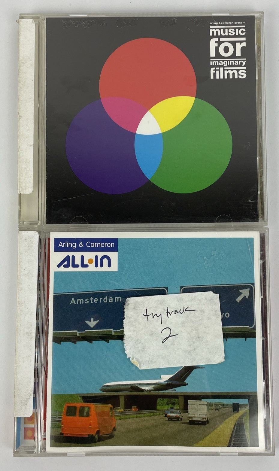 2 x Arling & Cameron (Digital Audio CDs) All In, Music For Imaginary Films #3