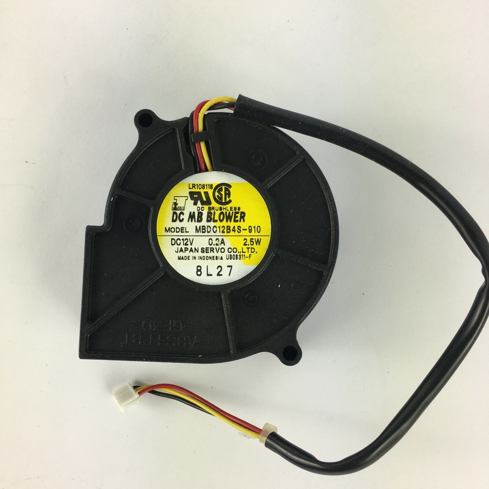 DC Brushless DC MB Blower MBDC12B4S-910 DC 12V 0.20A 2.5W