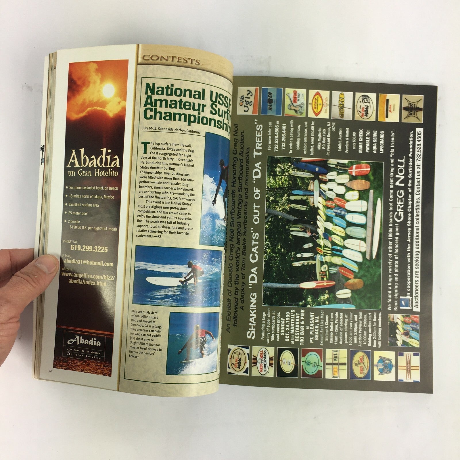 October 1999 Longboard Magazine Global TravelSpecial MarkMartinson SouthCarolina