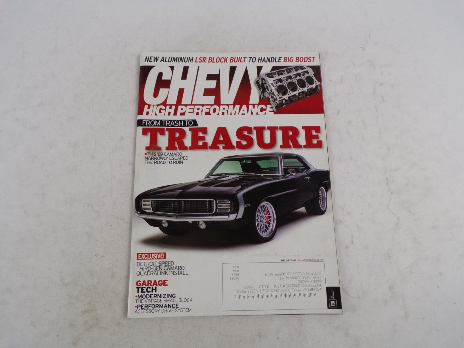 January 2018 Chevy High Performance From Trash To Treasure Exclusive! Detroit Sp