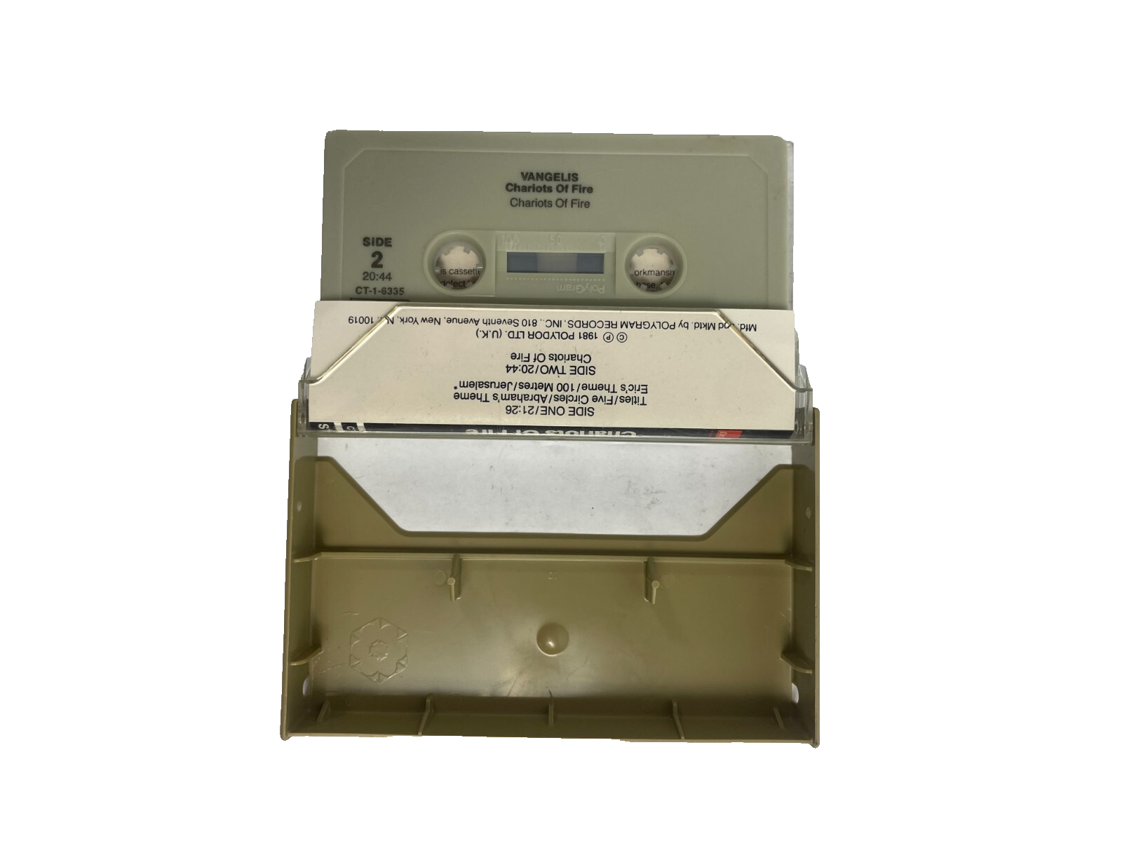 Vangelis Chariots Of Fire Titles Five Circles Abraham's Theme #Cassette