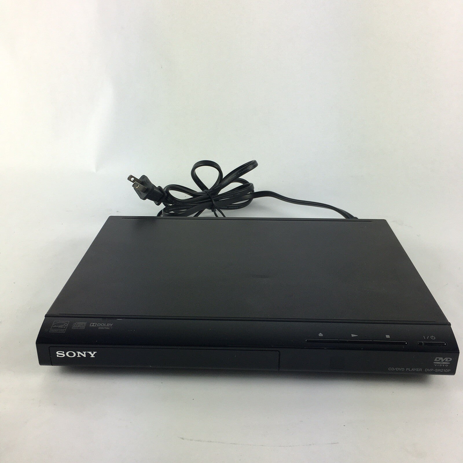 Sony Progressive Scan CD DVD Player Black DVP-SR210P Great Condition FREE SHIP!