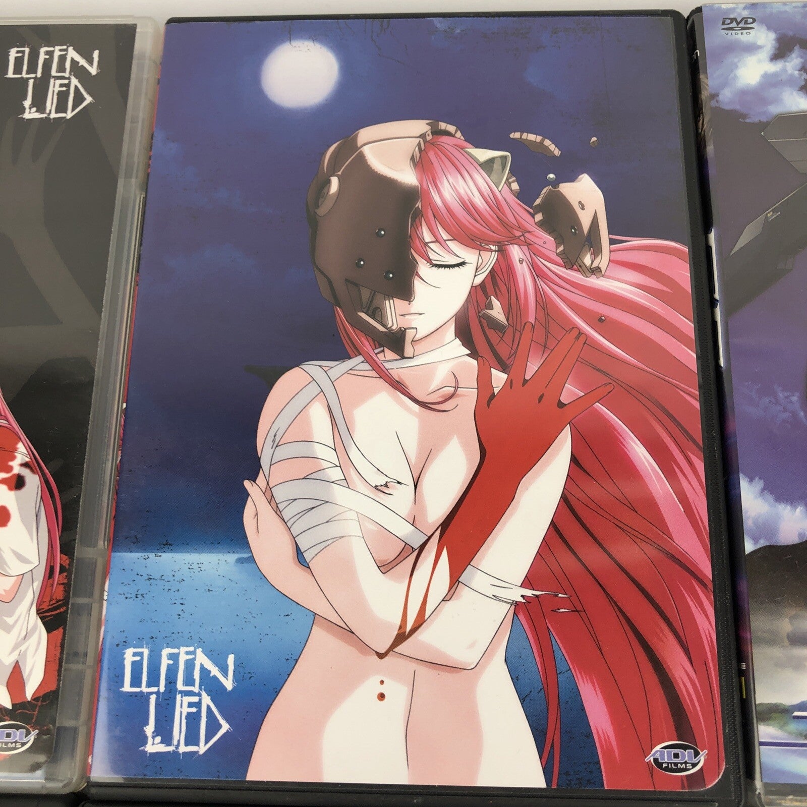 ANIME DVD LOT Elfen Lied Vector 1 , 2 Gunslinger Girl Fafner Neon Genesis x 2