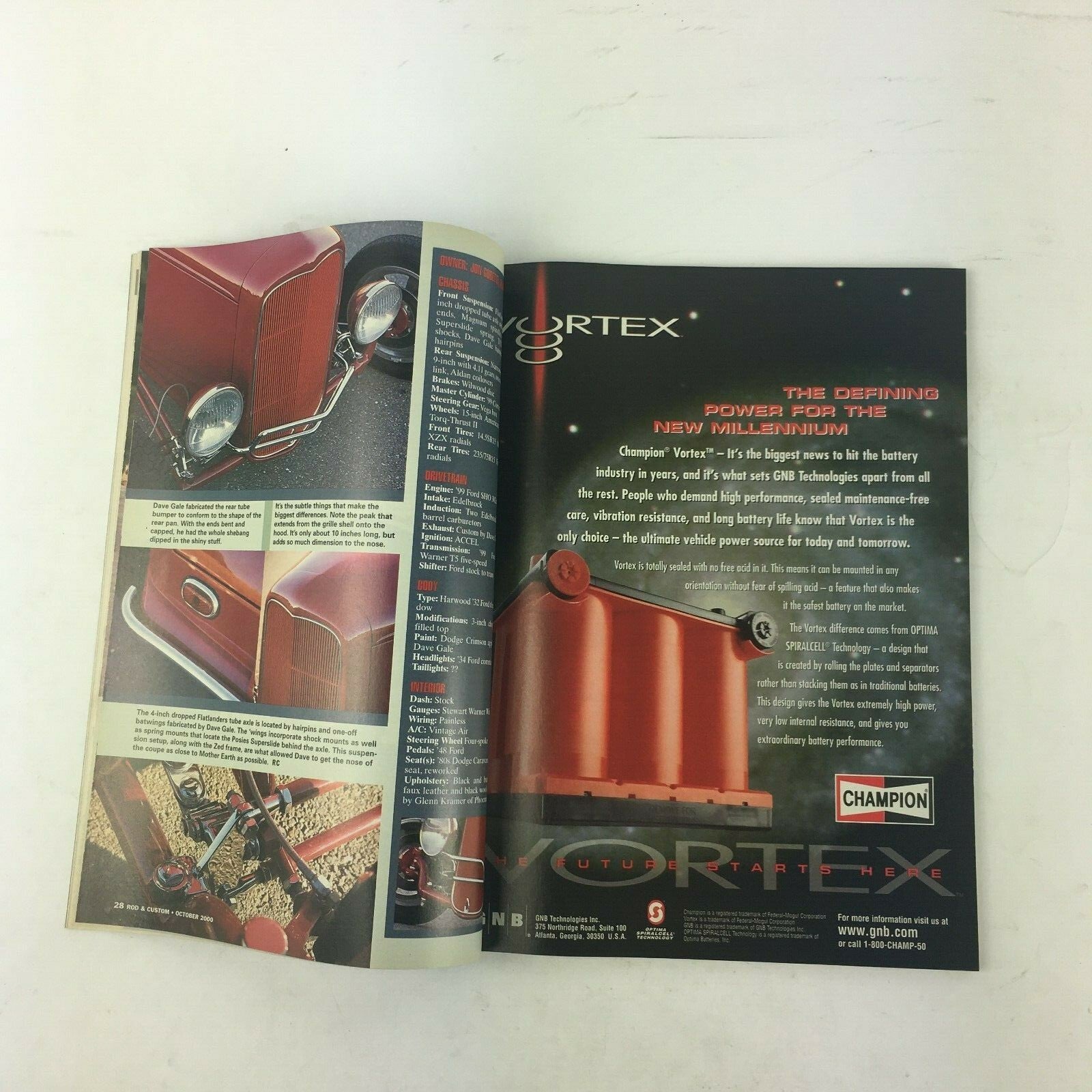 October 2000 Rod & Custom Magazine Real Hot Rod Suspension Parts Style Lingo