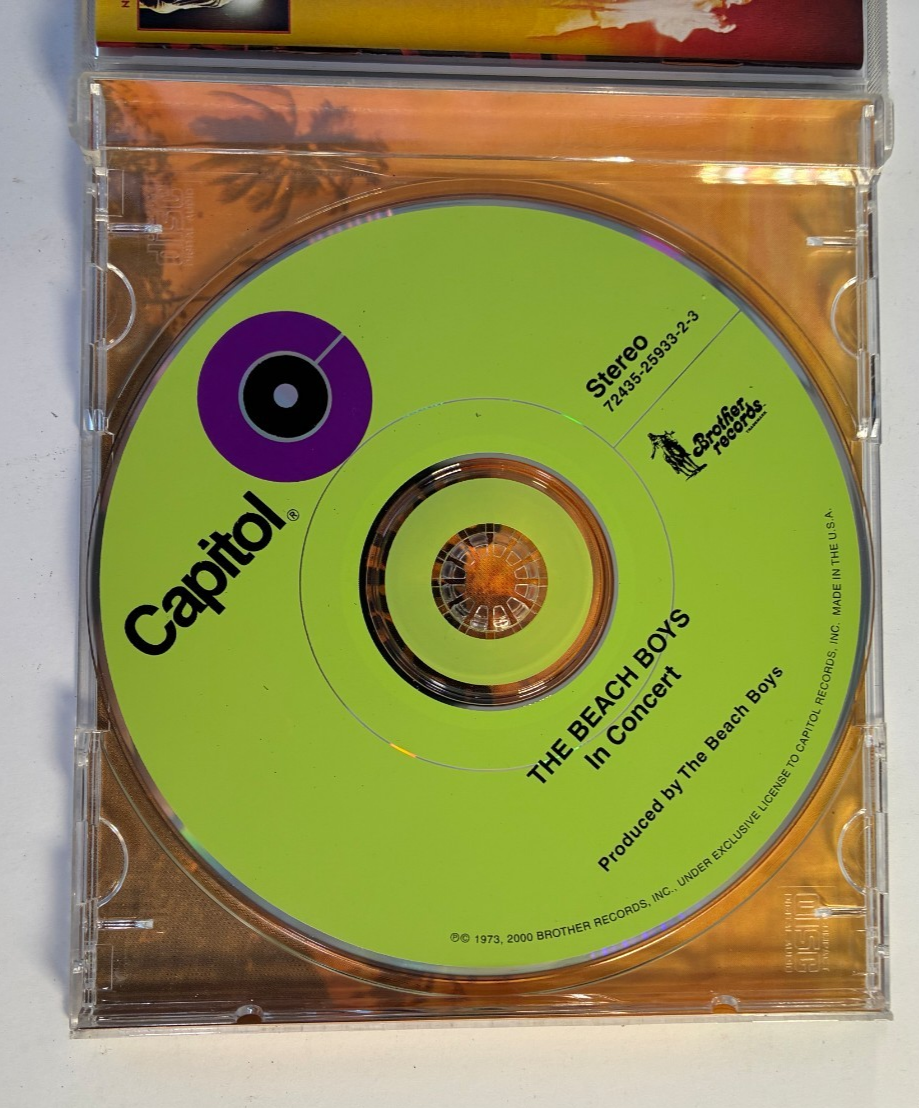The Beach Boys - In Concert CD 2000 Live 24-Bit Remaster Capitol Records Stereo