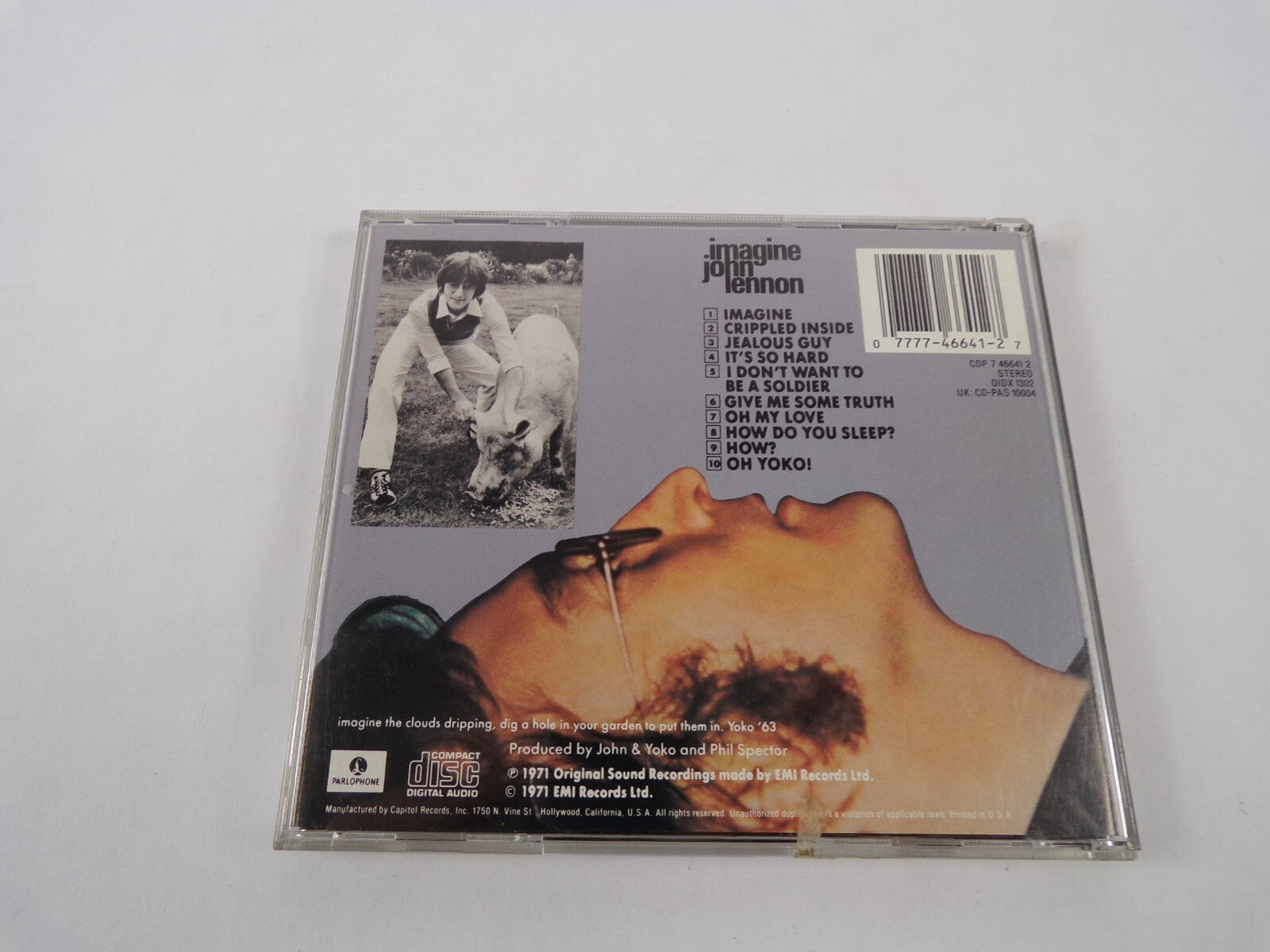 Imagine John Lennon Crippled Inside Jealous Guys It's So Hard Oh My Love CD#59