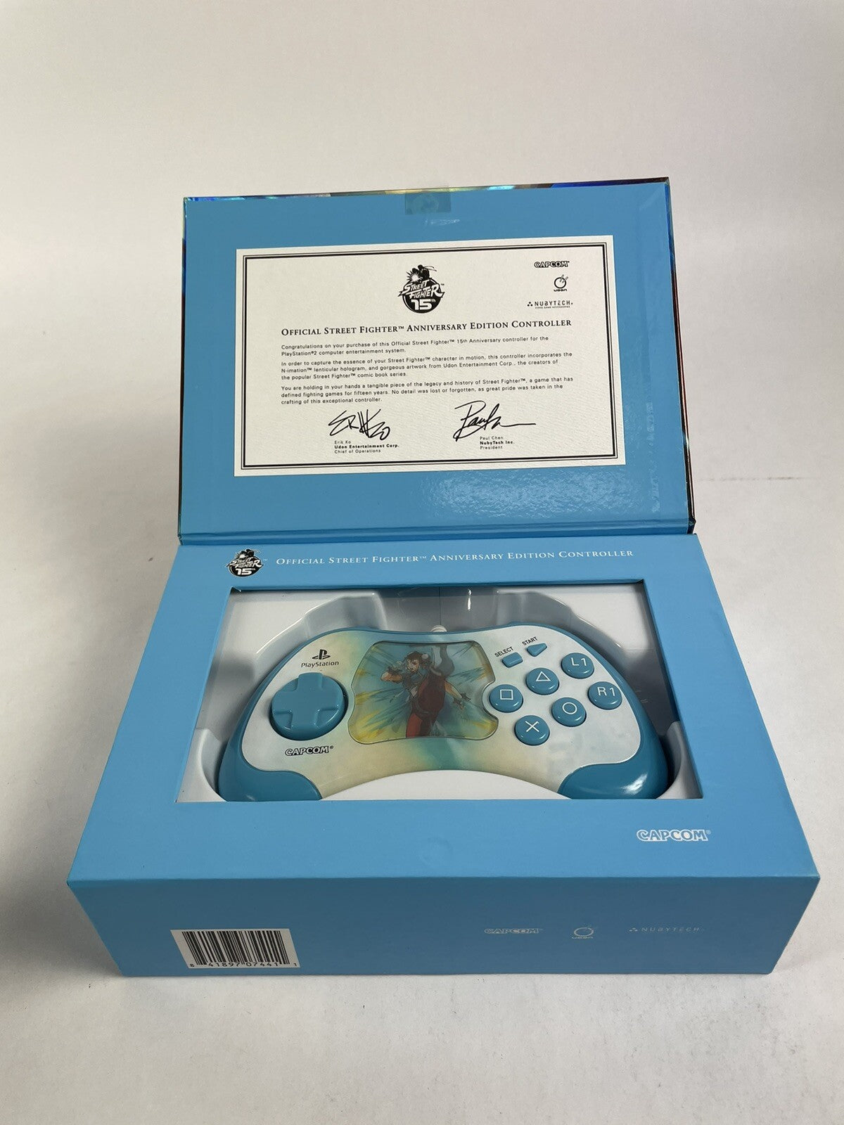 Street Fighter Chun Li Controller Sony Playstation 2 ps2 NEW In Box