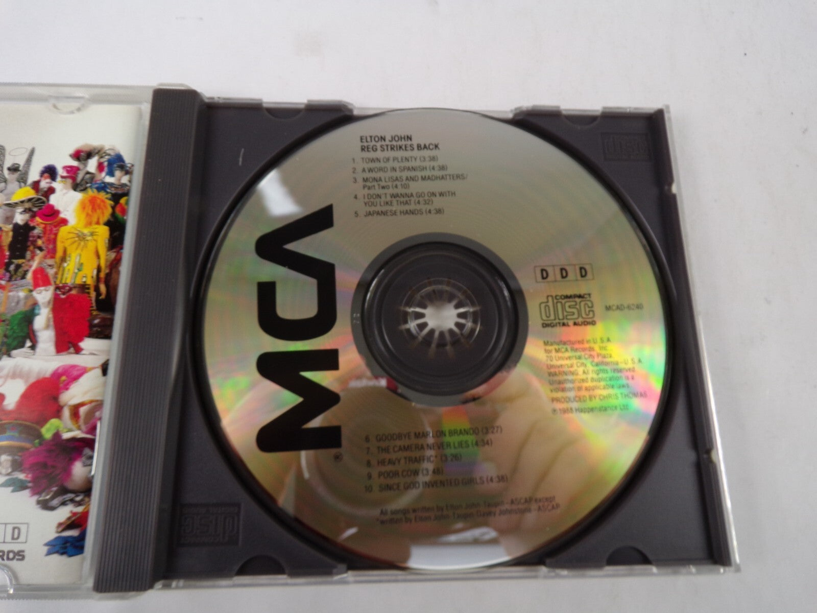 Elton John Reg Strikes Back Town Of Plenty The Camera Never Never Lies CD#57