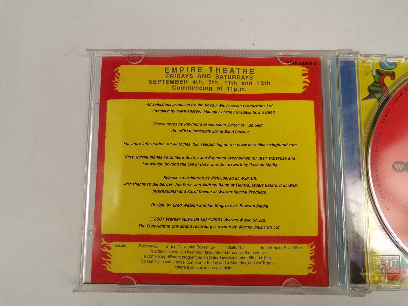 The Incredible String Band Puppies Air Invocation The Tree CD#43