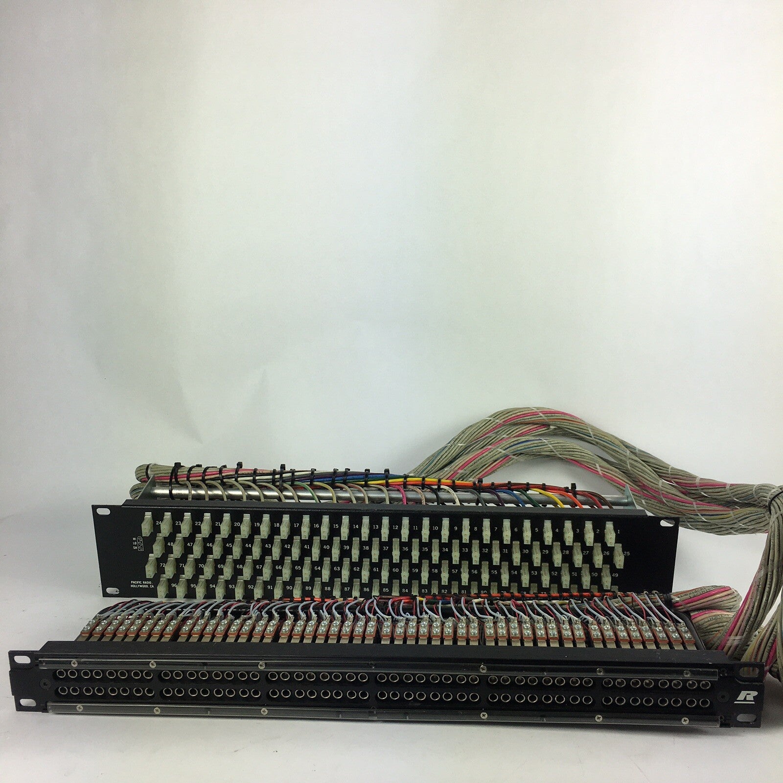 FN BLACK Rean Neutrik TT Bantam 96 Point Patch Bay Wired e3 panel 96 connectors
