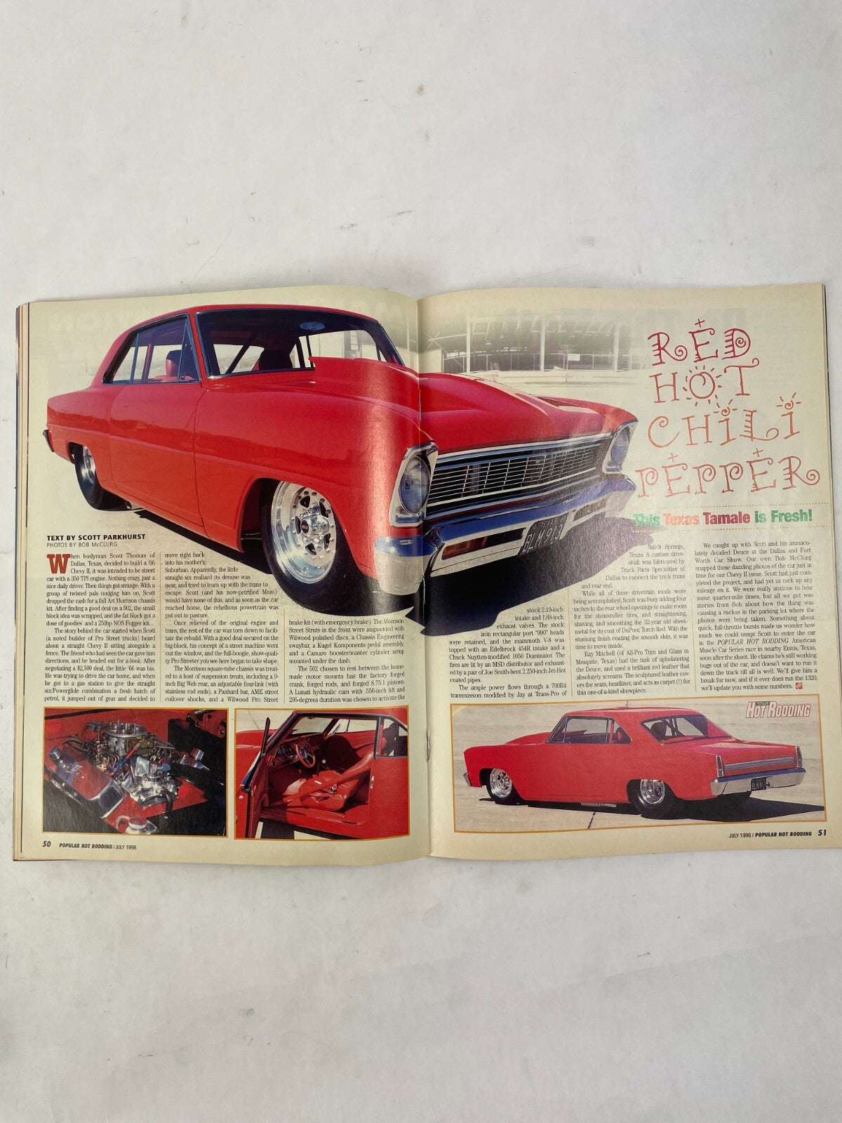July 1998 Hot Rodding Magazinee Nova Madness All The Hottest Cylinder Heads New