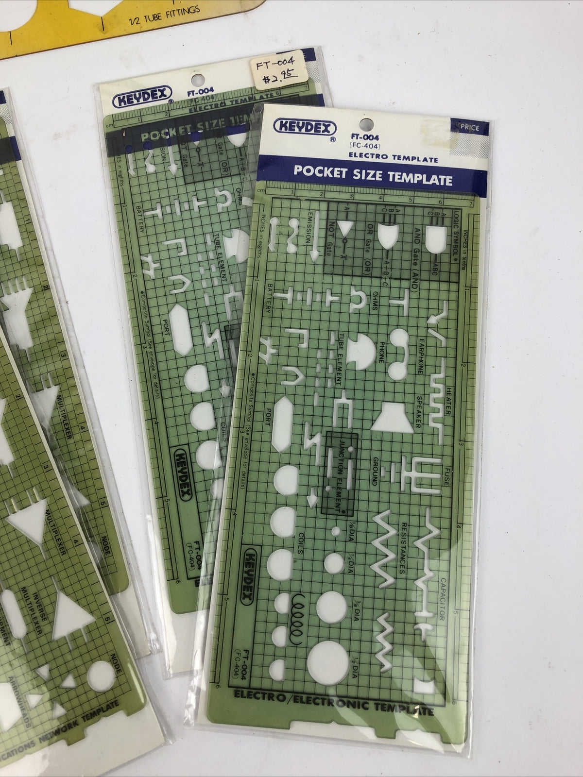LOT (15) KEYDEX Parker Pickett ASA Berol ELECTRIC CONTROL SYMBOLS & TEMPLATES