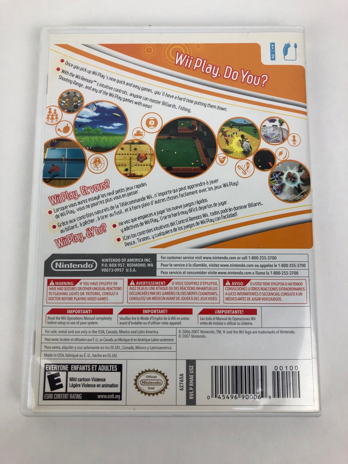 Nintendo Wii PLAY Video Game 2007 Mint Disc Guaranteed * Fast Free Shipping