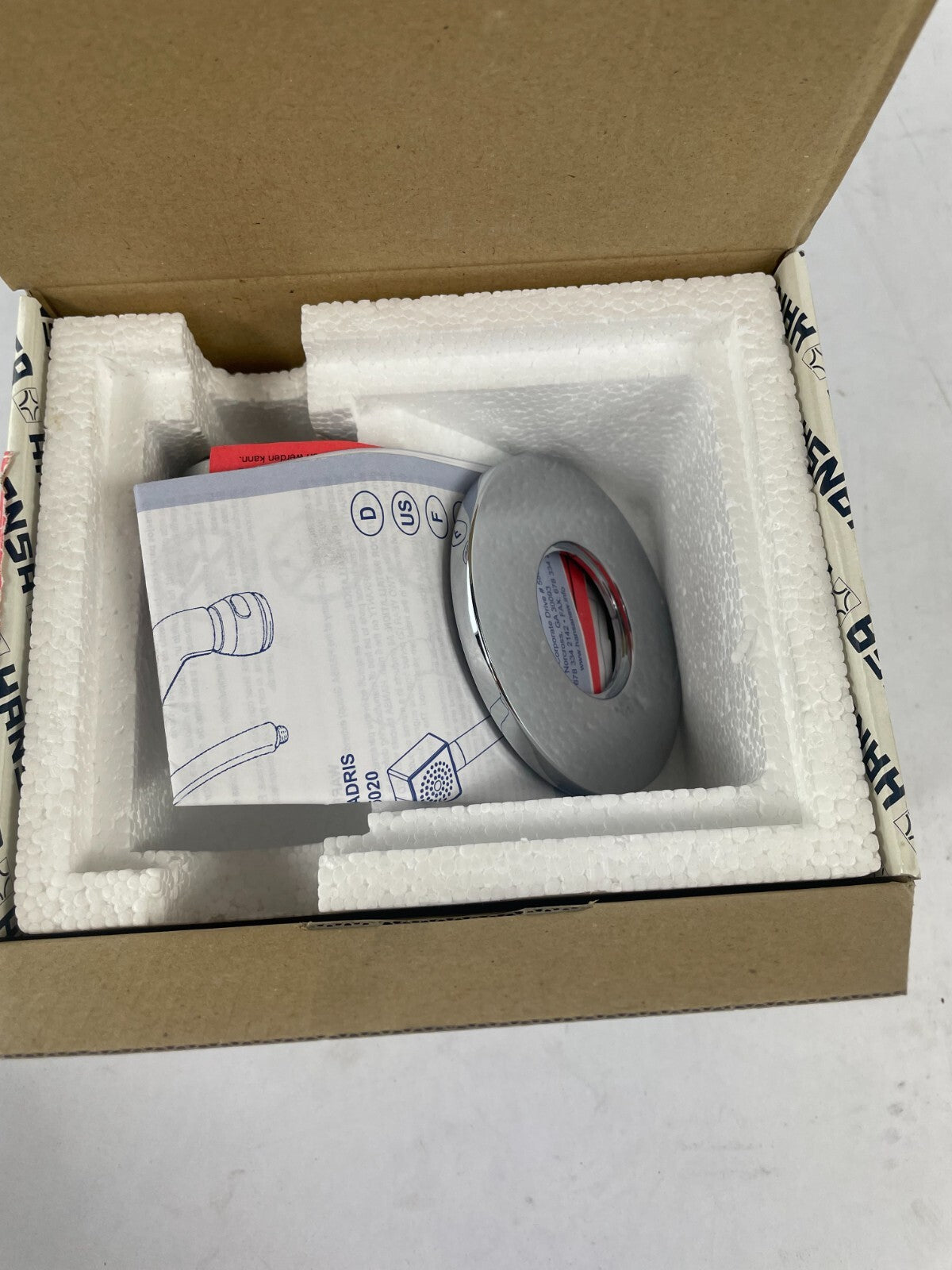 Hansa 5118 0100 0017 wall connection elbow polished chrome solid brass shower fitting