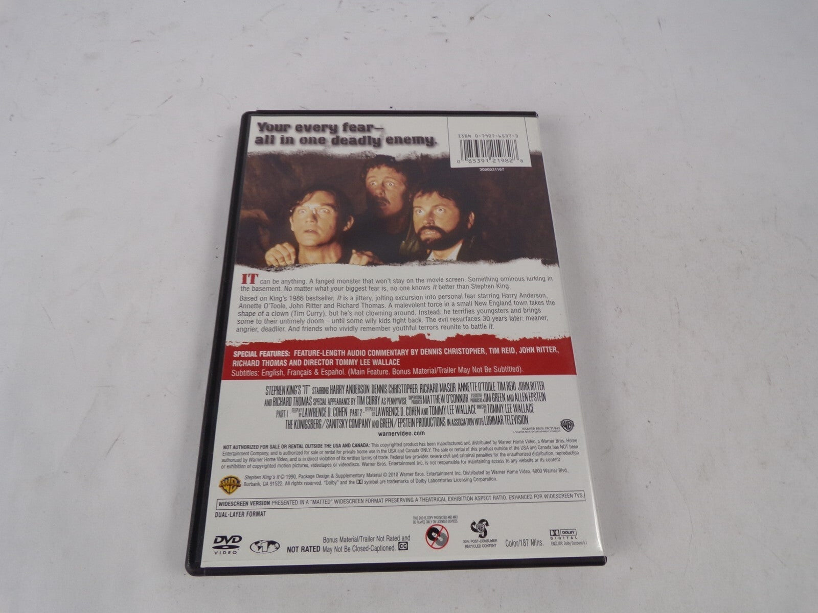 Stephen King's It The Master Of Horror Unleashes Everything You Were DVD Movies