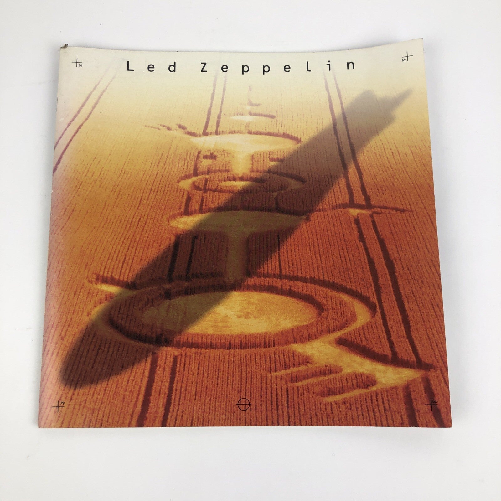Led Zeppelin Light & Shade Photo Short Story Book 1990 Fan Collectible LOOK