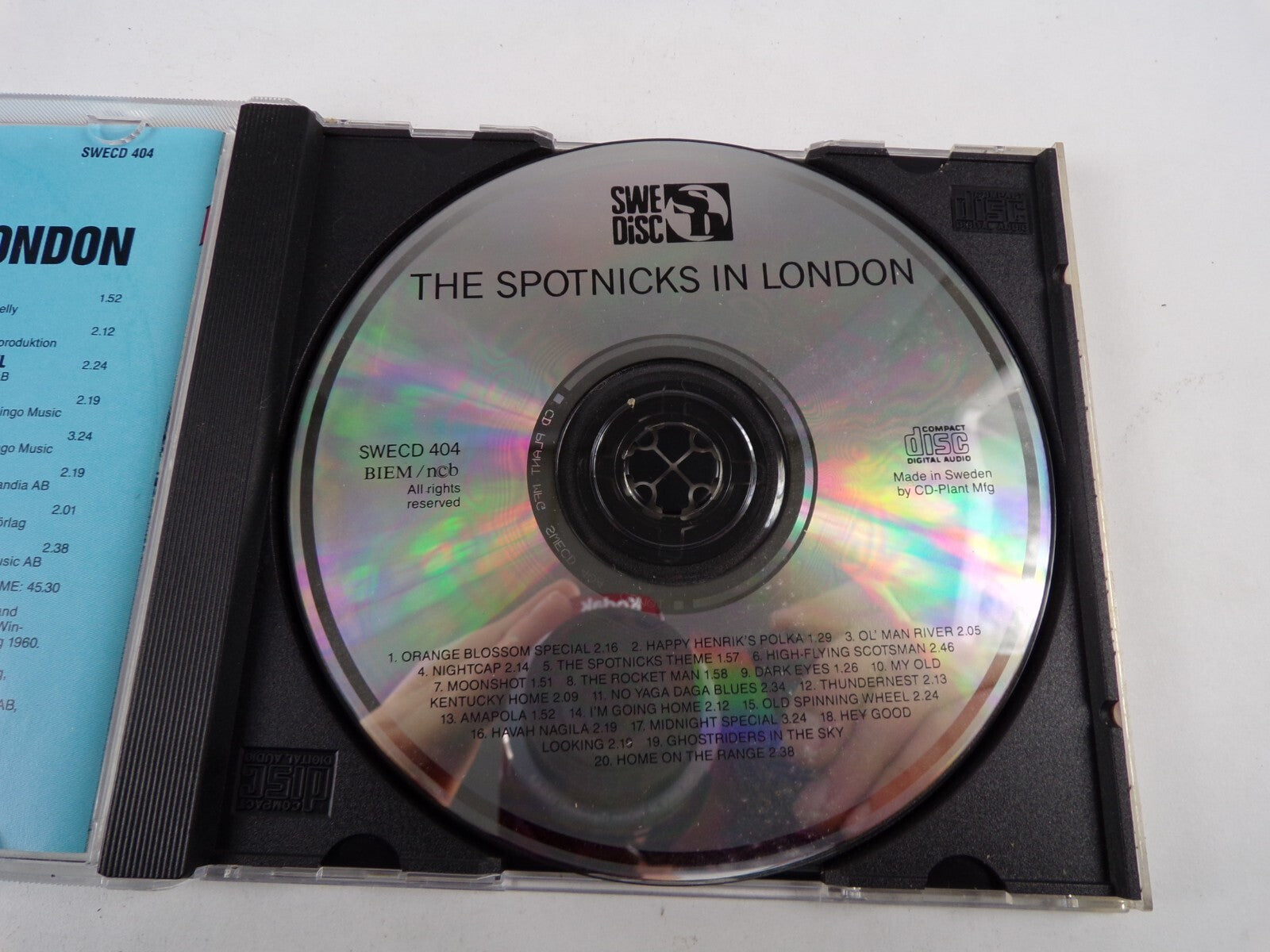 The Spotnicks In London Orange Blossom Special Nightcap Moonshot CD#1