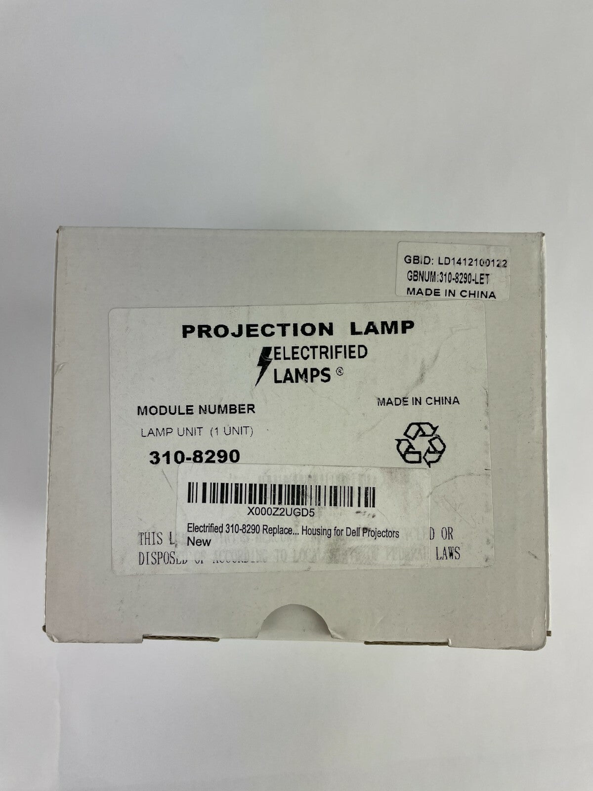 Genuine Projection Lamp 310-8290 Housing for Dell Projectors