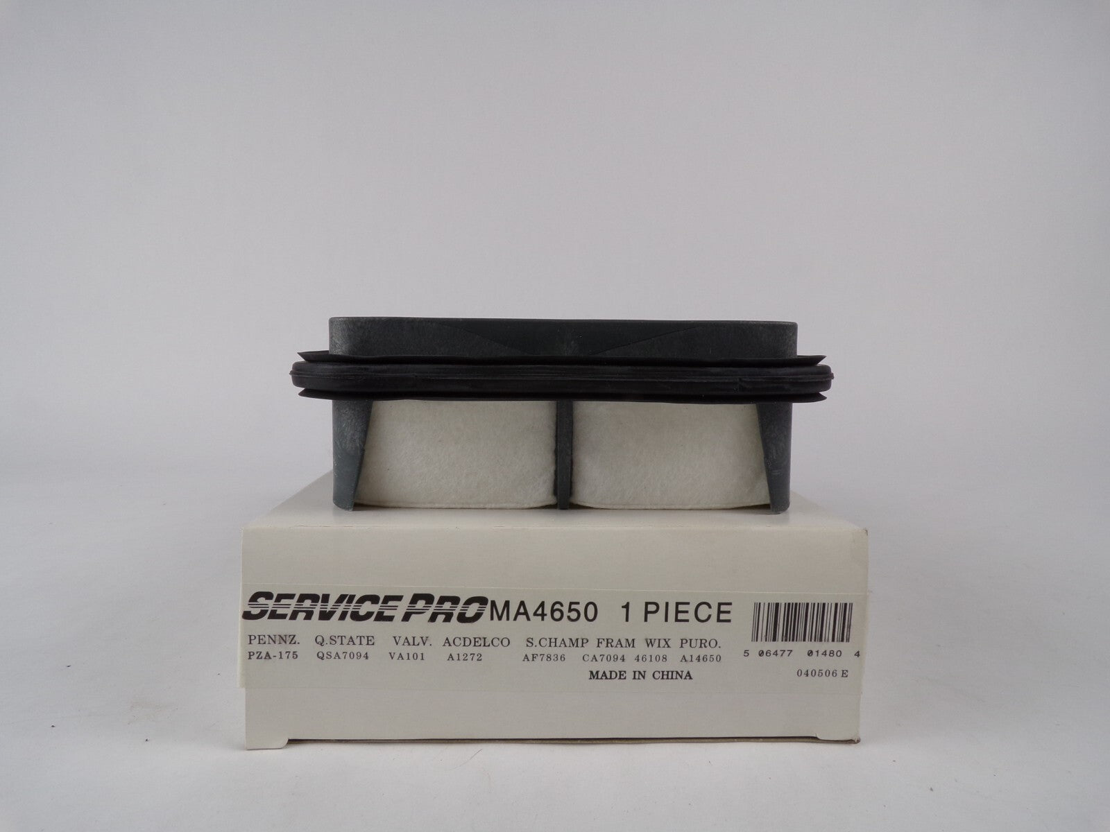 ServicePro MA4650 Air Filter 1 Piece Replaces Wix 46108 ACDelcoA1272