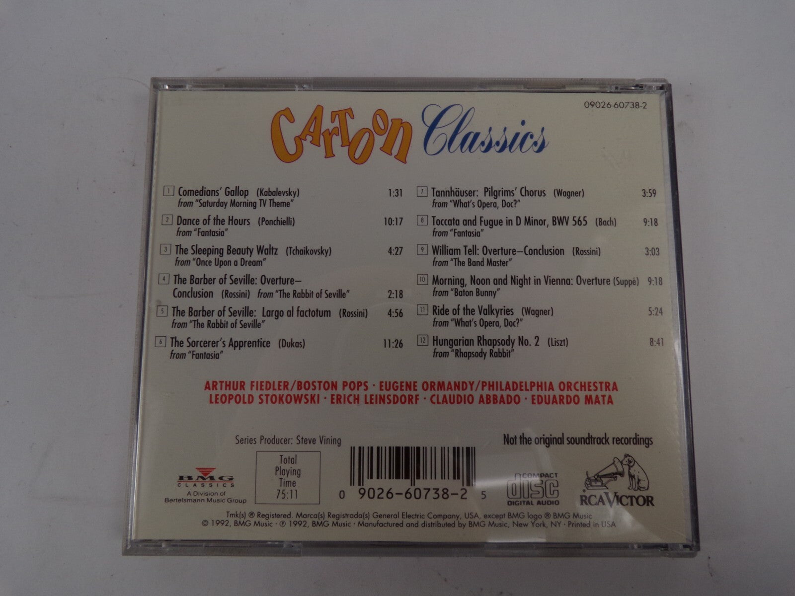 RCA Victor Cartoon Classics The Sleeping Beauty Watz Ride Of The Valkyries CD#37
