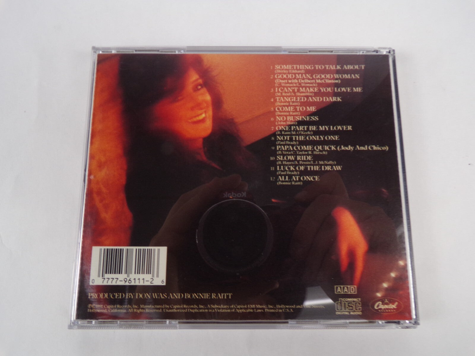 Luck Of Bonnie Raitt The Draw CD #25
