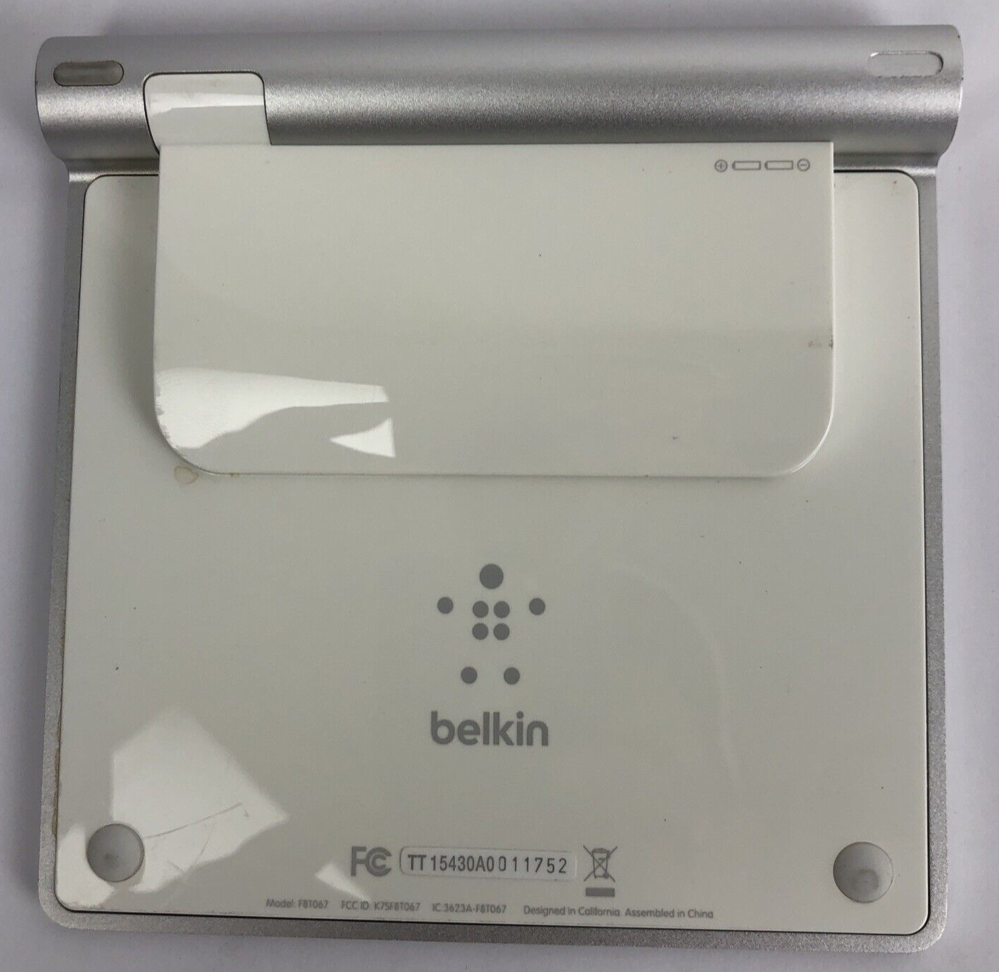 BELKIN F8T067 Aluminum YourType Bluetooth Wireless Keypad for iMac Mac 10-key