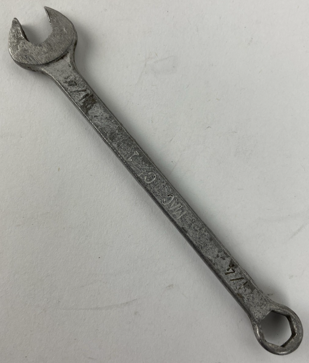 Mac Tools Vintage 1/4 6PT Short Combination Wrench C1 - Made in the USA