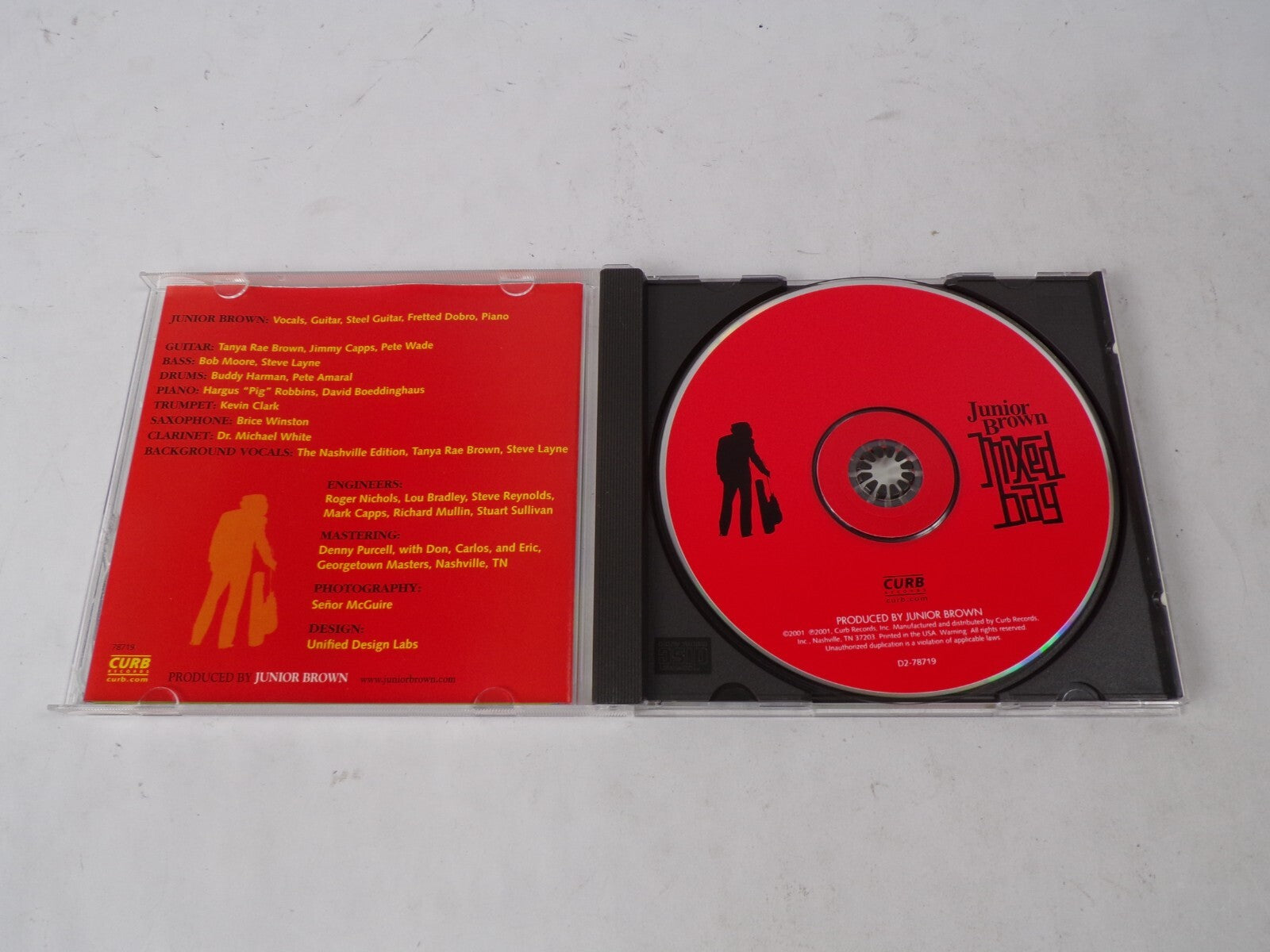 Junior Brown Mixed Bag Guitar Man Ain't Gonna Work Today Riverboat Shuffle CD#41