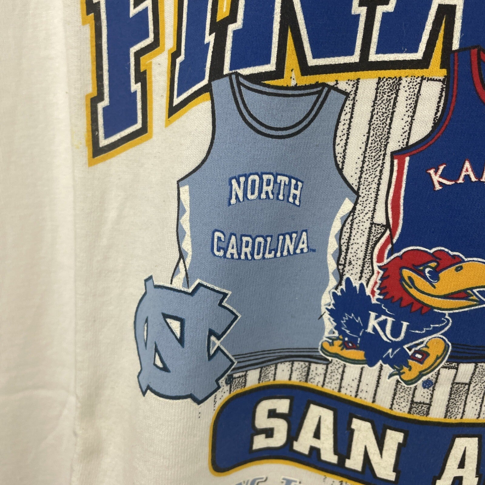2008 Champion San Antonio NCAA Champions Final Four March Madness T Shirt XL WHT