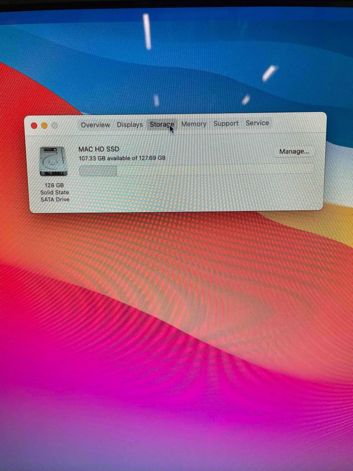 Apple iMac Core 2 Duo 2.26 GHZ - 20" - macOS Big Sur - 8GB RAM - 128 GB SSD HD