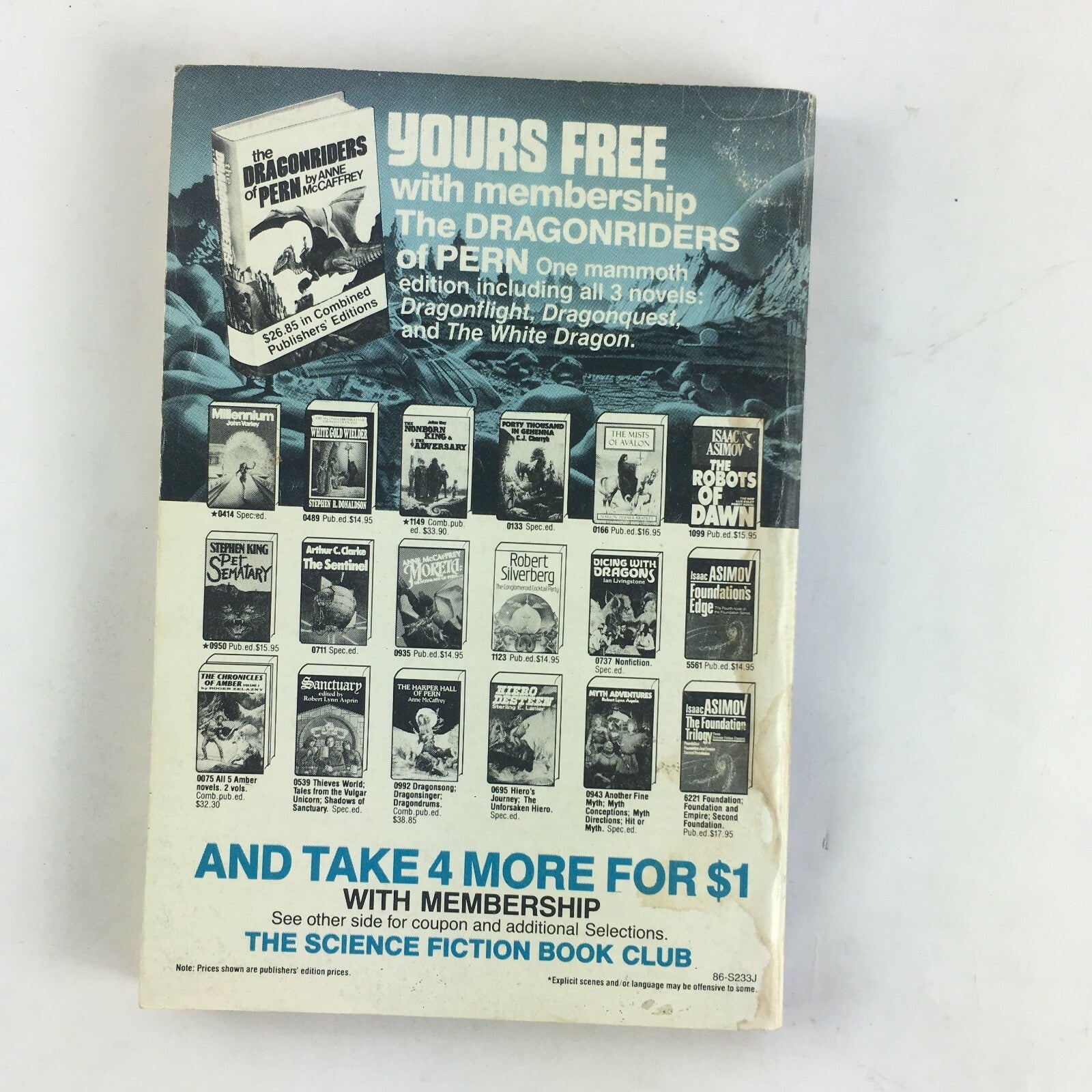 October Fantasy & Science Fiction Magazine Marion Zimmer Bradley Lucius Shepard