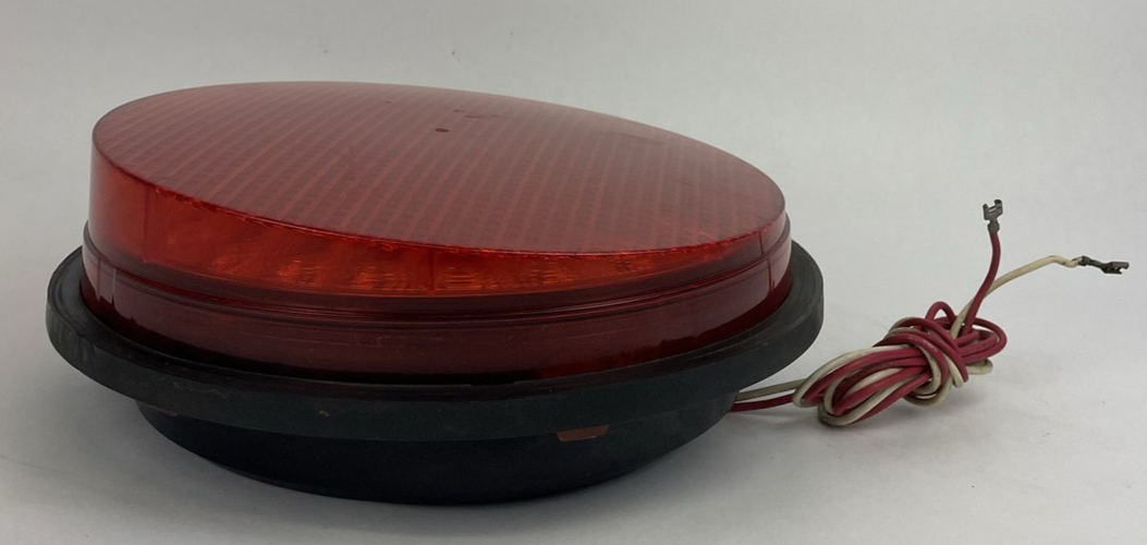 12" General Electric GE RED LED Traffic Light Signal Lens 120V Model DR6 A
