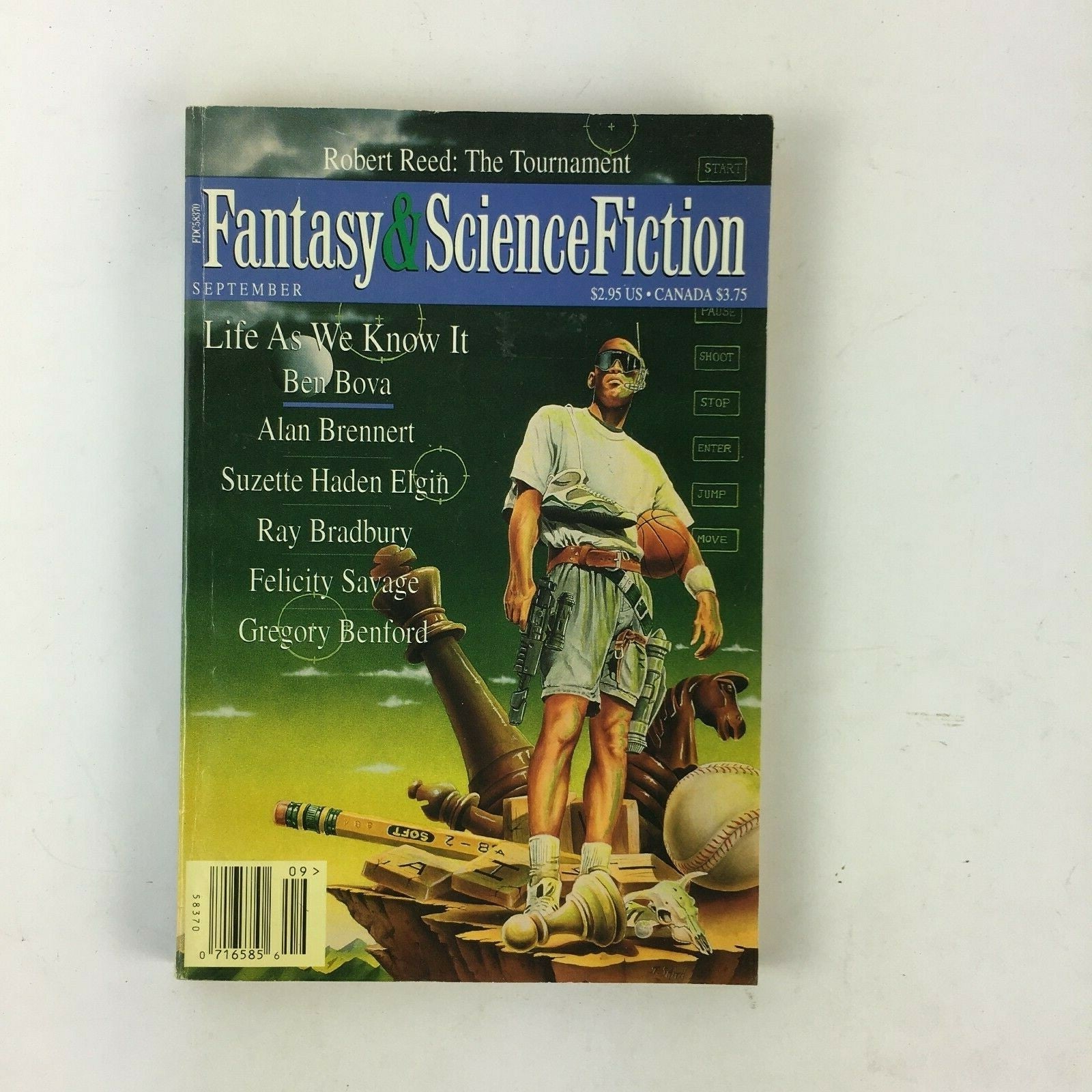 September Fantasy & Science Fiction Magazine Life As We Know It BenBova Felicity