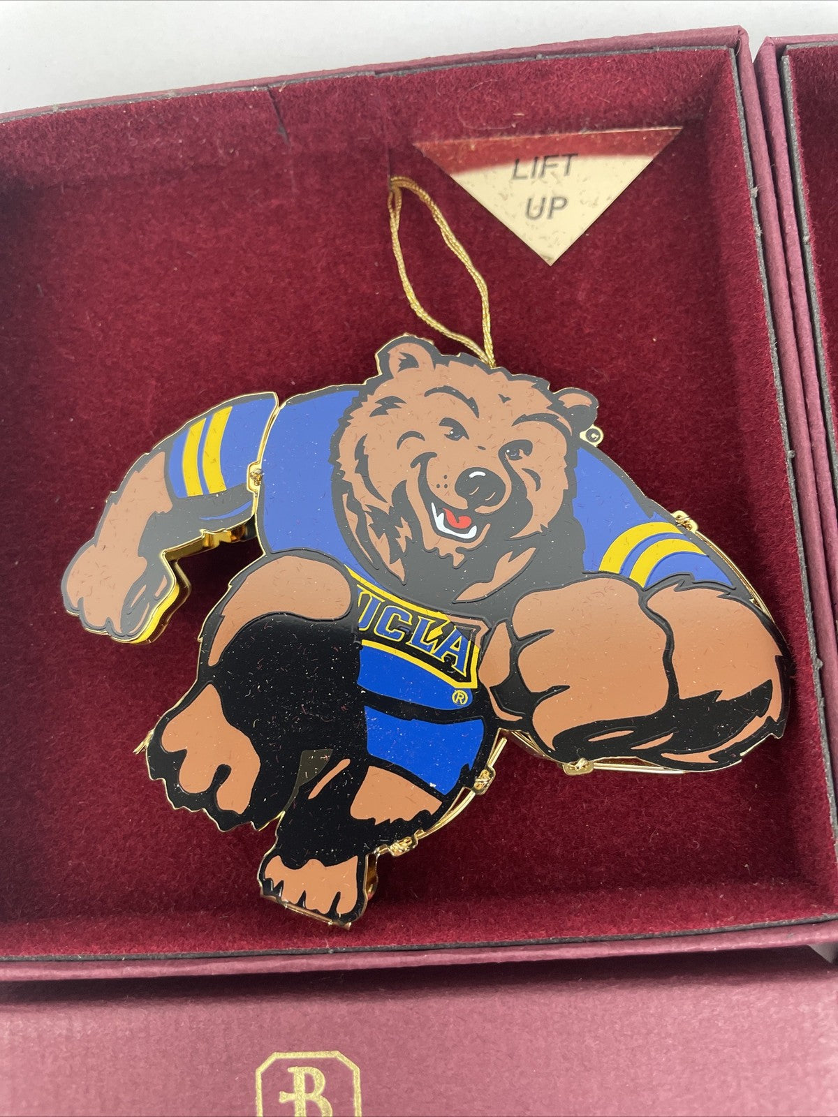 2-pack Baldwin UCLA Bruins Christmas ornaments University of California Los Angeles holiday decorations
