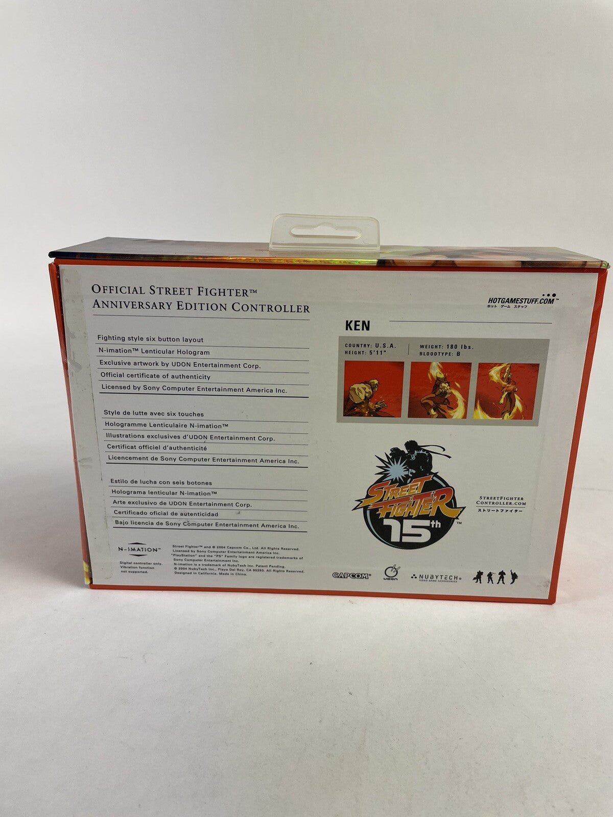 Street Fighter KEN Controller Sony Playstation 2 ps2 NEW In Box