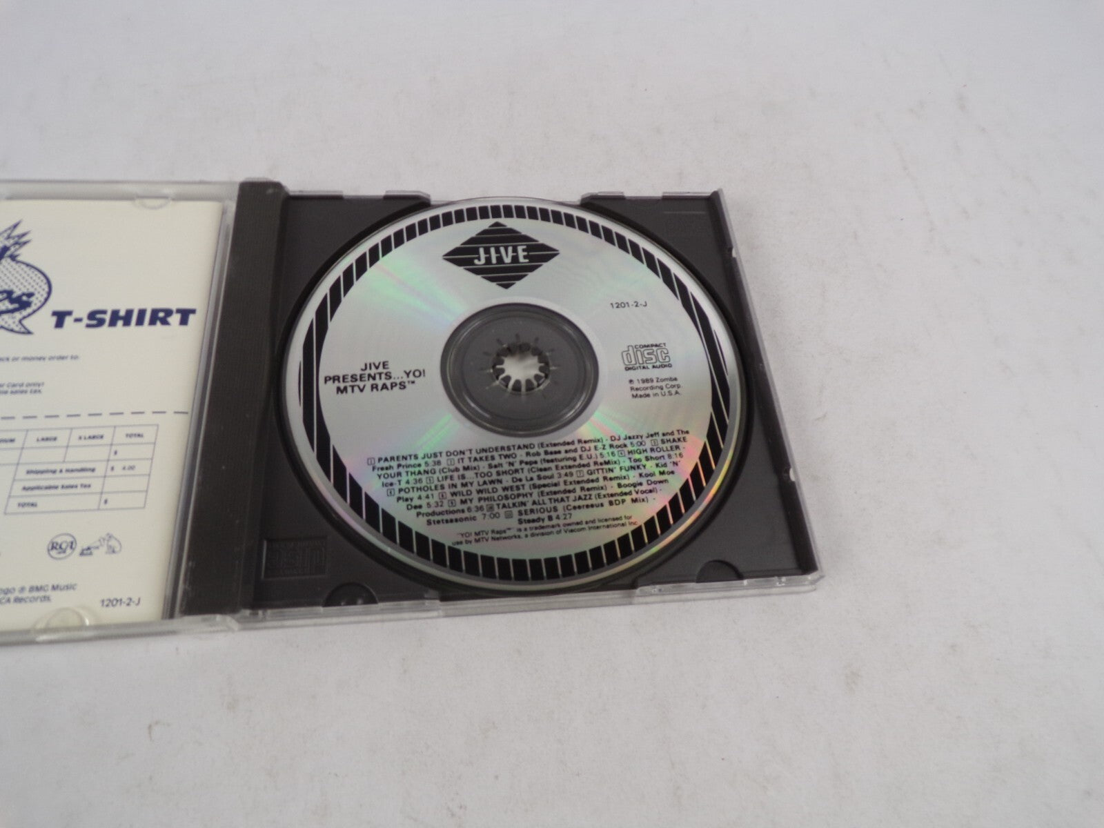 Yo! M Tv Raps The CD A Jive Records Production Parents Just Don't UnderstanCD#31